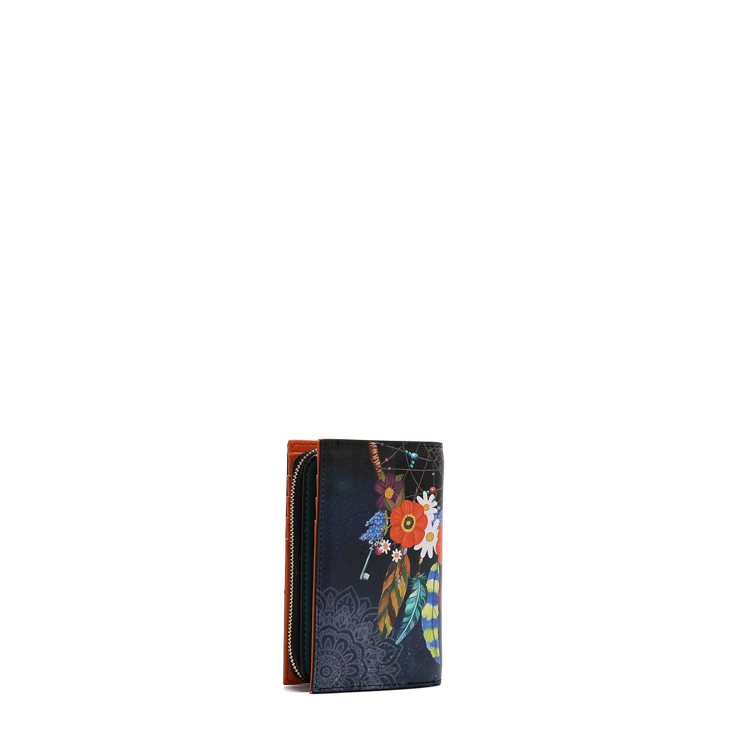 PORTAFOGLIO PIEGHEVOLE CON ZIP CENTRALE (<tc>DREAM COMES TRUE</tc>)