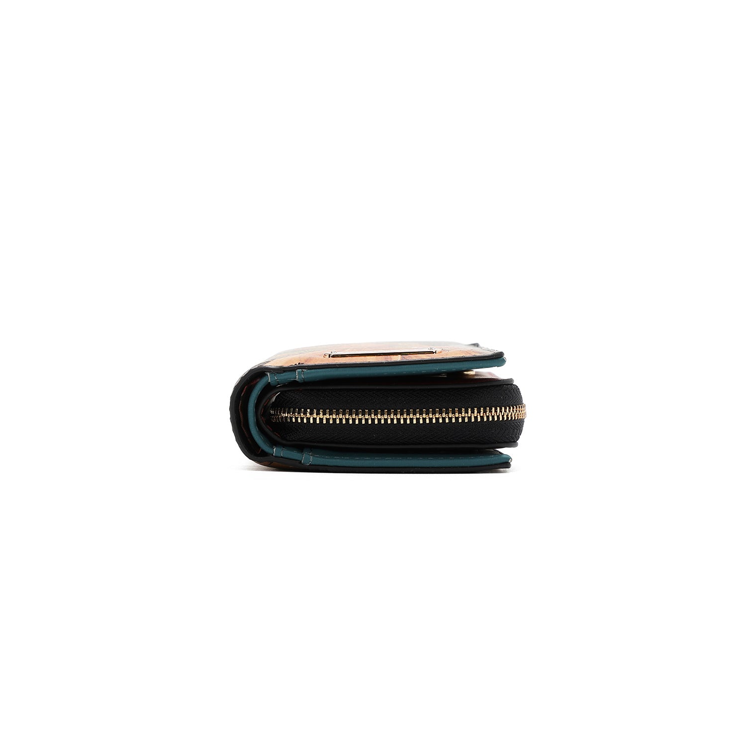 FOLDABLE WALLET WITH CENTRAL ZIP (<tc>MARTHA TRAVELS ITALY</tc>)