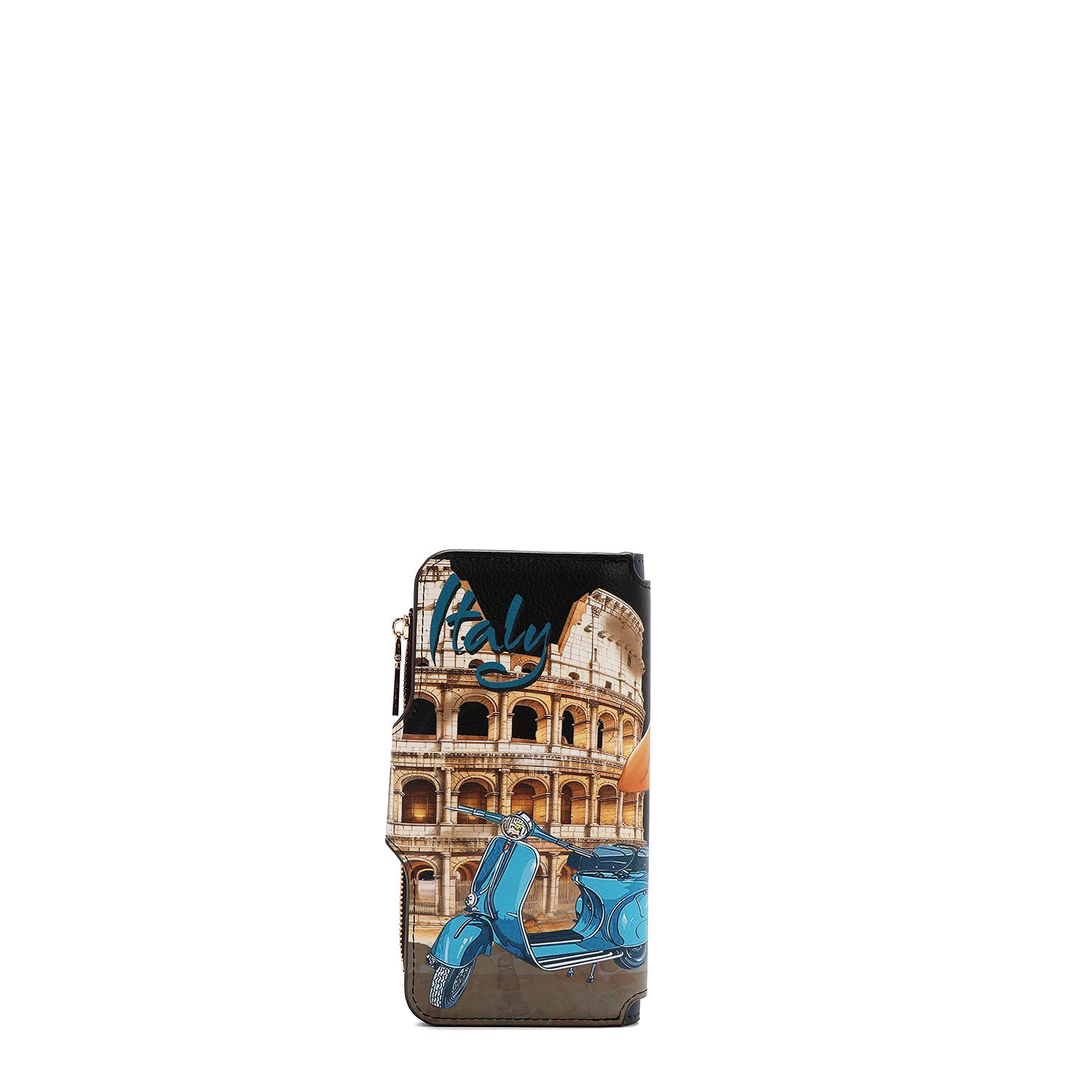 PORTAFOGLIO PIEGHEVOLE A STRATI (<tc>MARTHA TRAVELS ITALY</tc>)