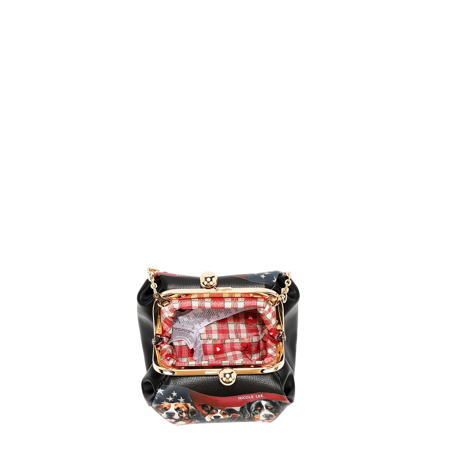 MINI CROSSBODY BAG WITH KISS LOCK CLOSURE (<tc>SAMANTHA LA BELLEZA</tc>)