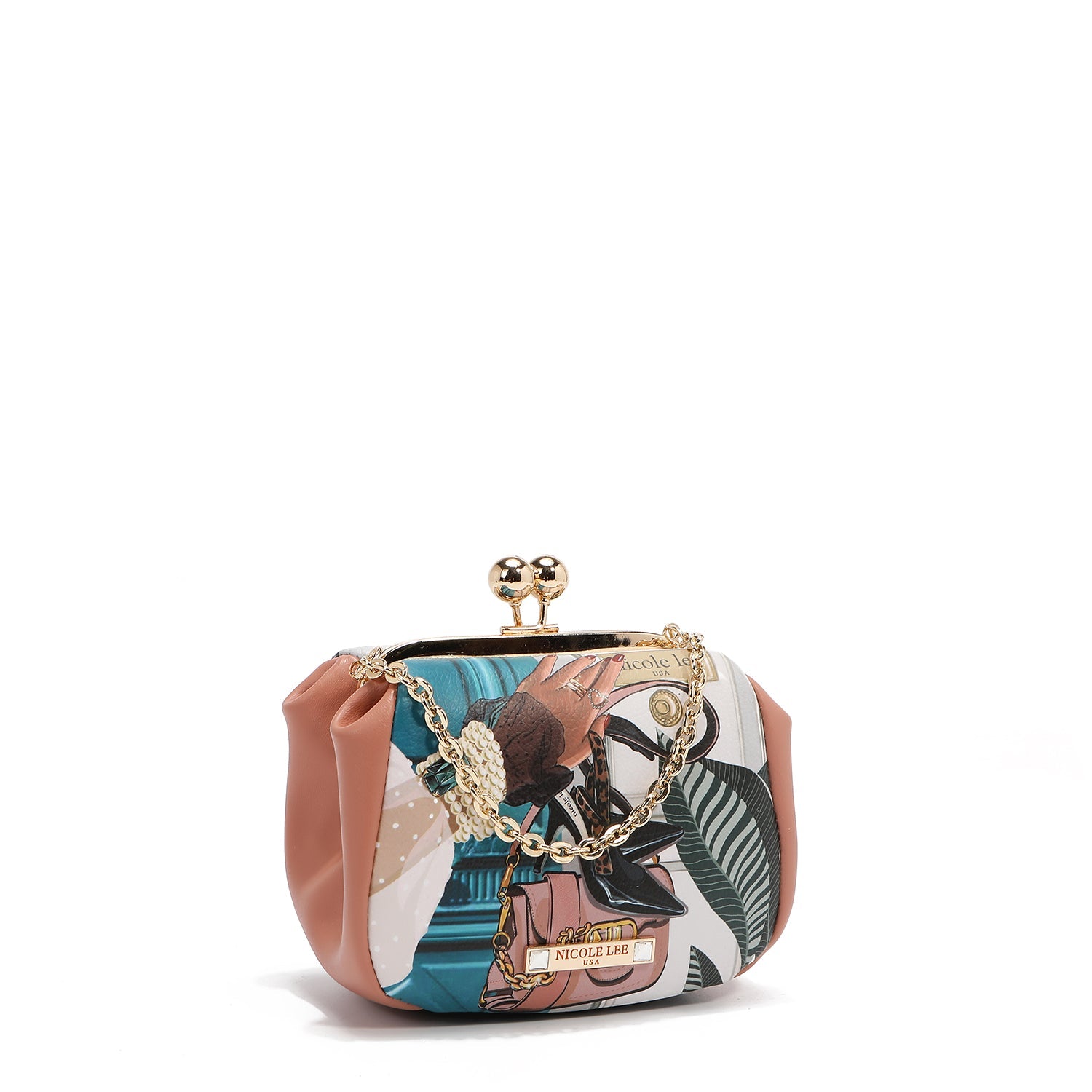 MINI CROSSBODY BAG WITH KISS LOCK CLOSURE (<tc>EMOTION</tc>)