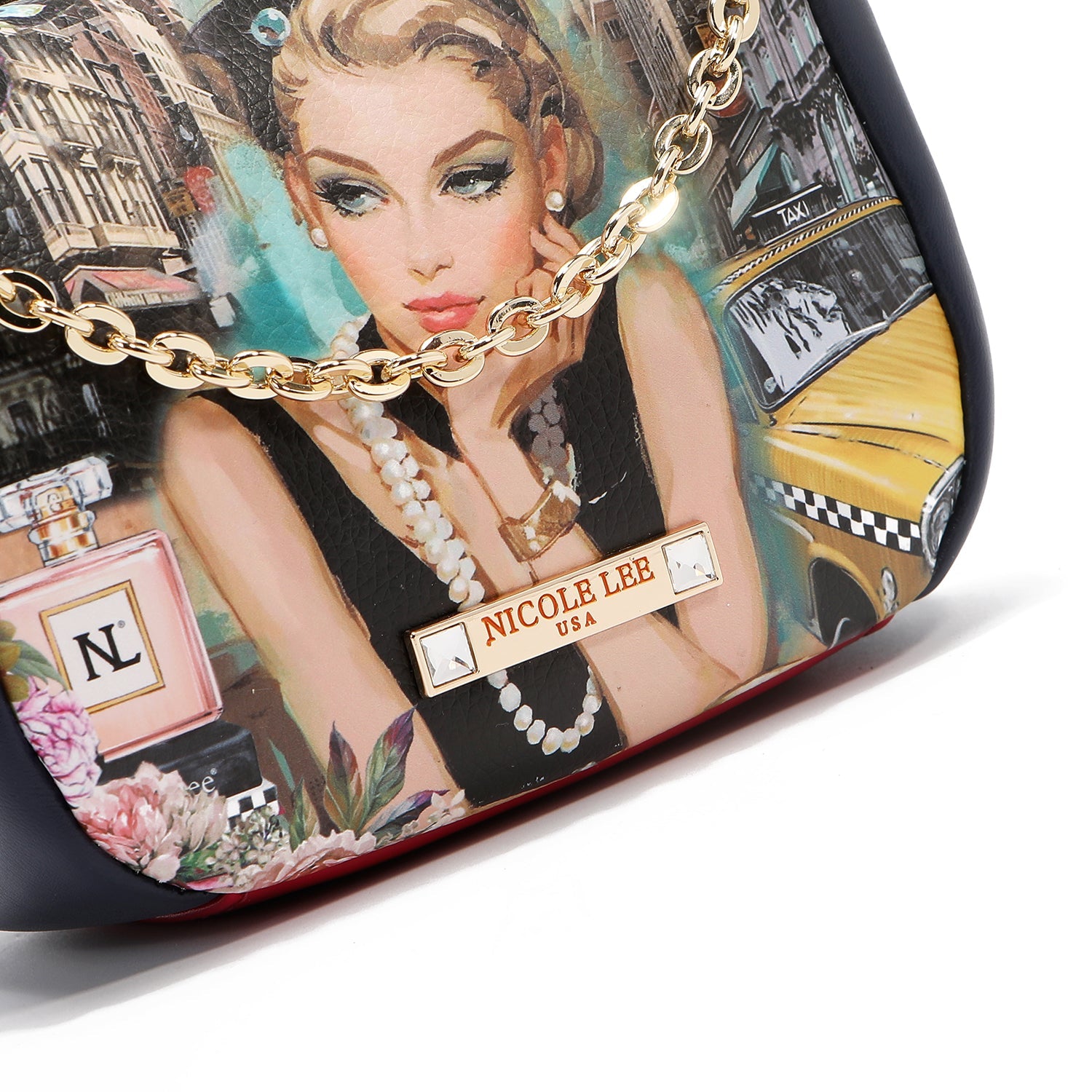 MINI BOLSO CRUZADO CON CIERRE KISS LOCK (SABINA IMAGINES)