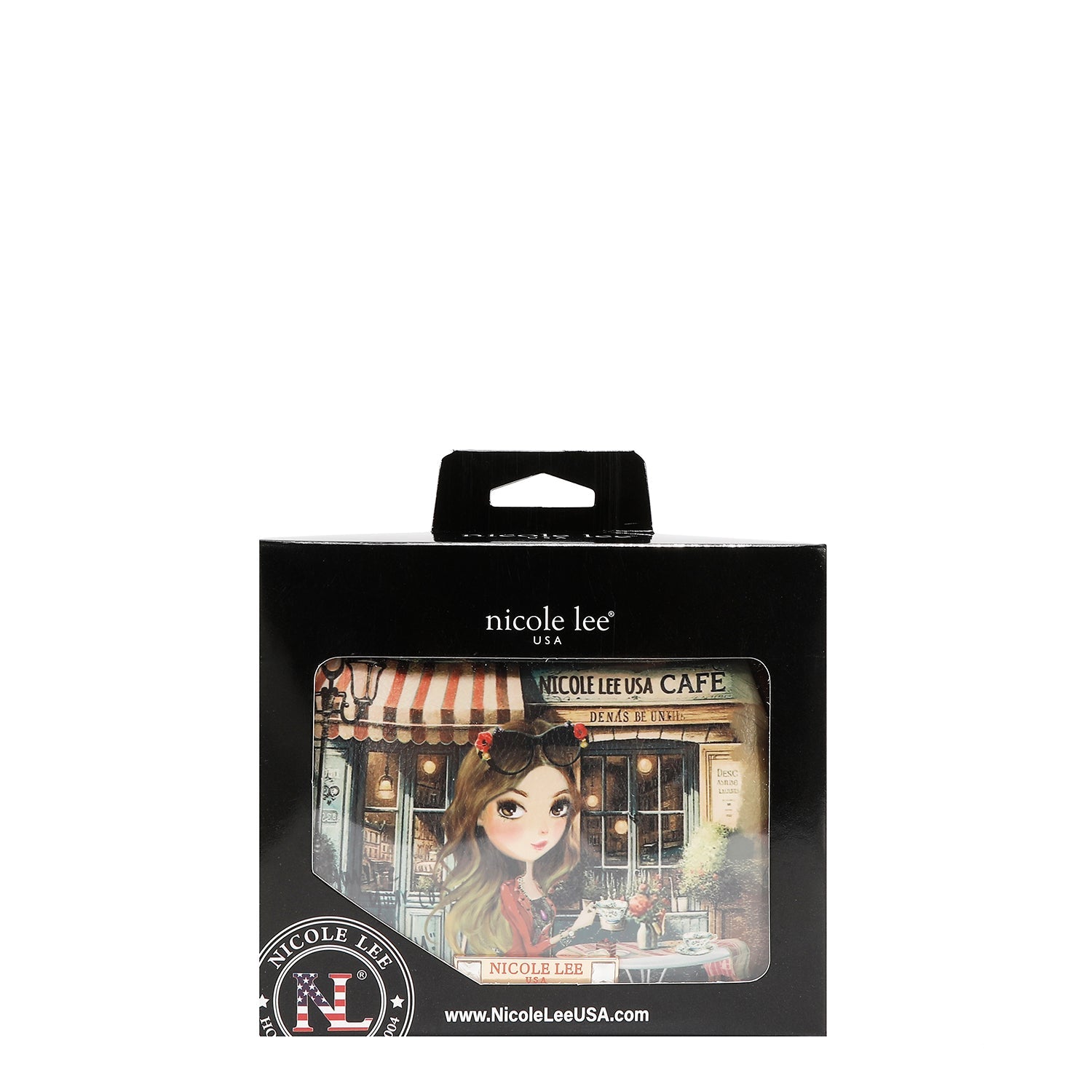 MINI BOLSO CRUZADO CON CIERRE KISS LOCK (VIRTUAL FRIEND)