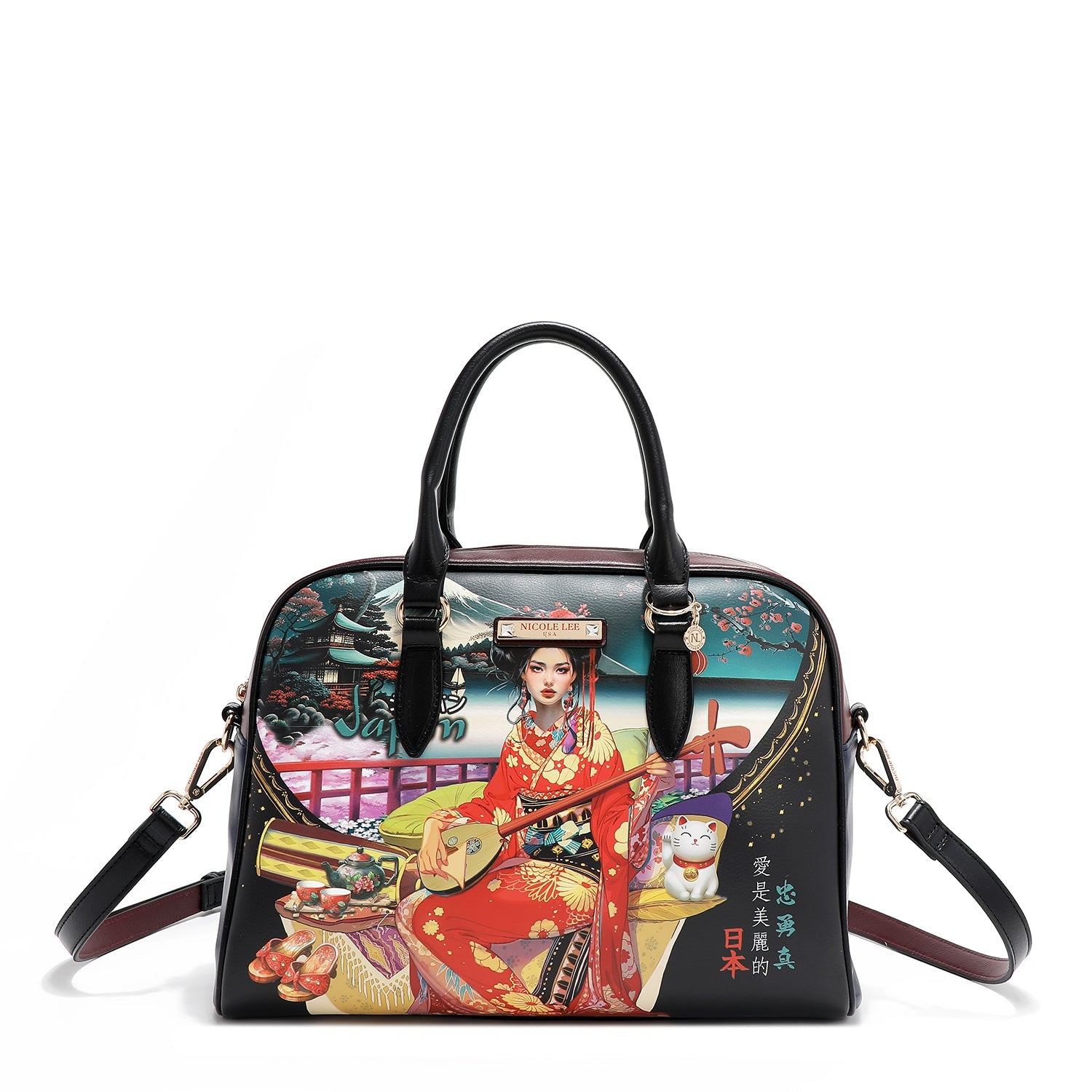 3-PIECE SET (HANDBAG, SHOULDER BAG, WALLET) (<tc>AKIKO LA BELLEZA</tc>)