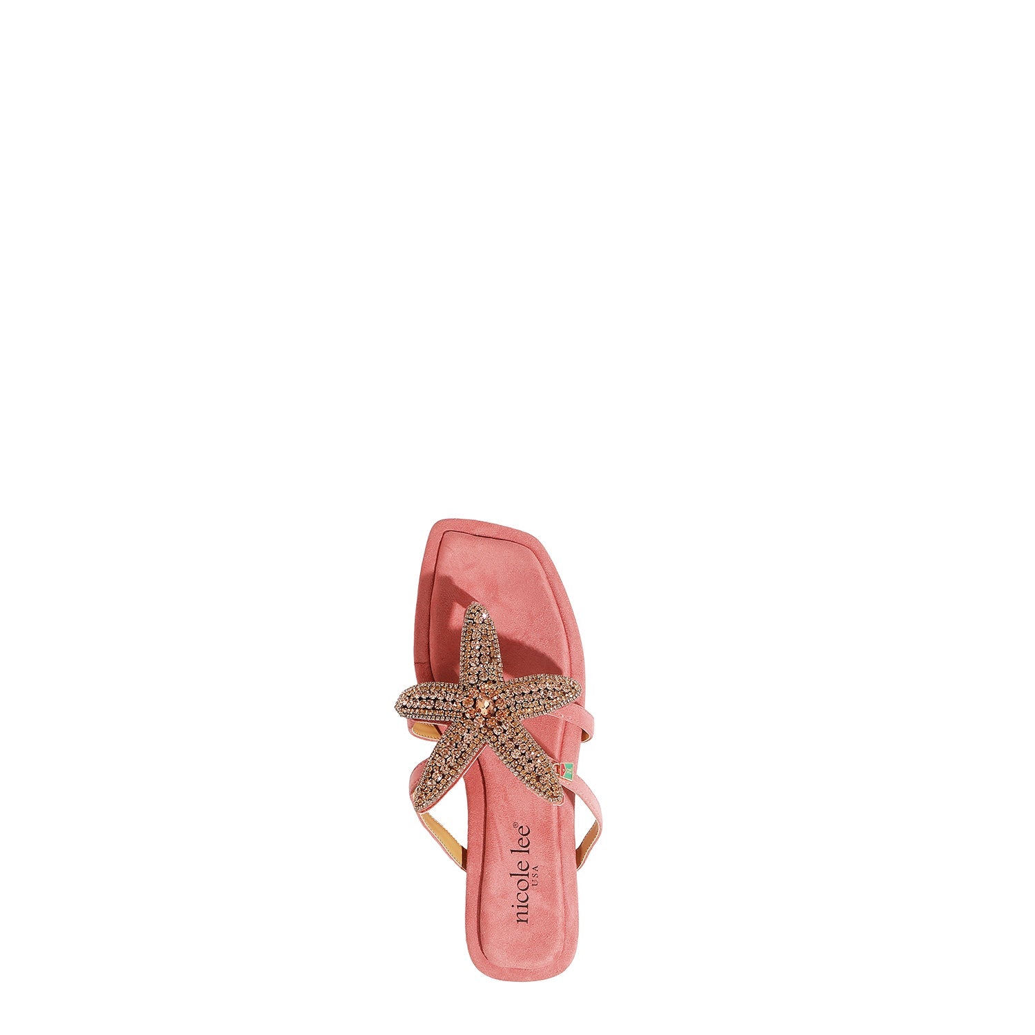 TOE SANDALS WITH STARFISH (PINK)