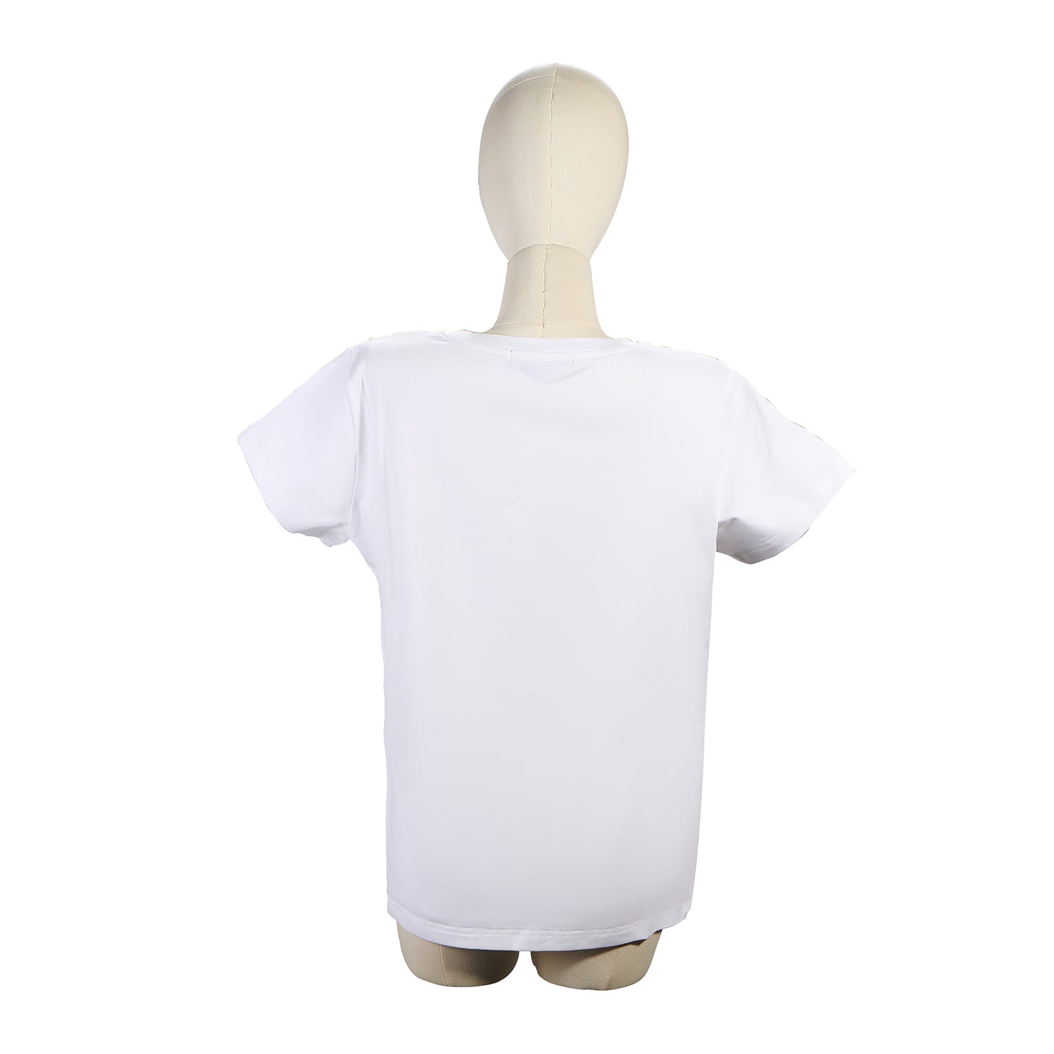 Nicole Lee Fashion T -shirt avec des paillettes blanches (trésor du Sahara)