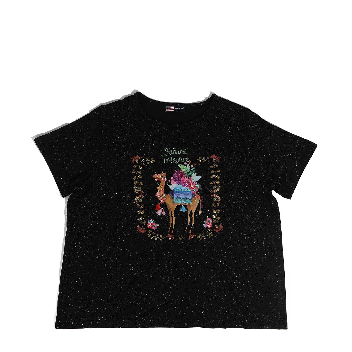 T-SHIRT MIT AUFDRUCK (SAHARA TREASURE)