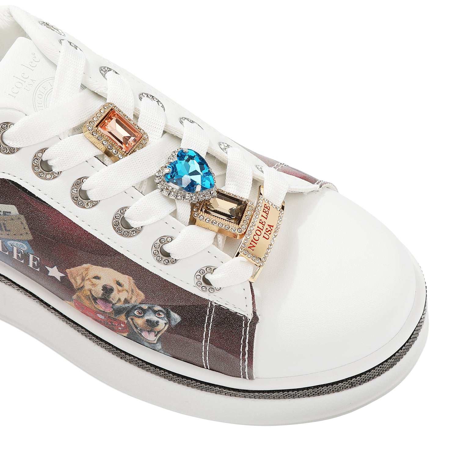 ZAPATILLAS DE MODA CON PEDRERÍA (BEST SMILE)