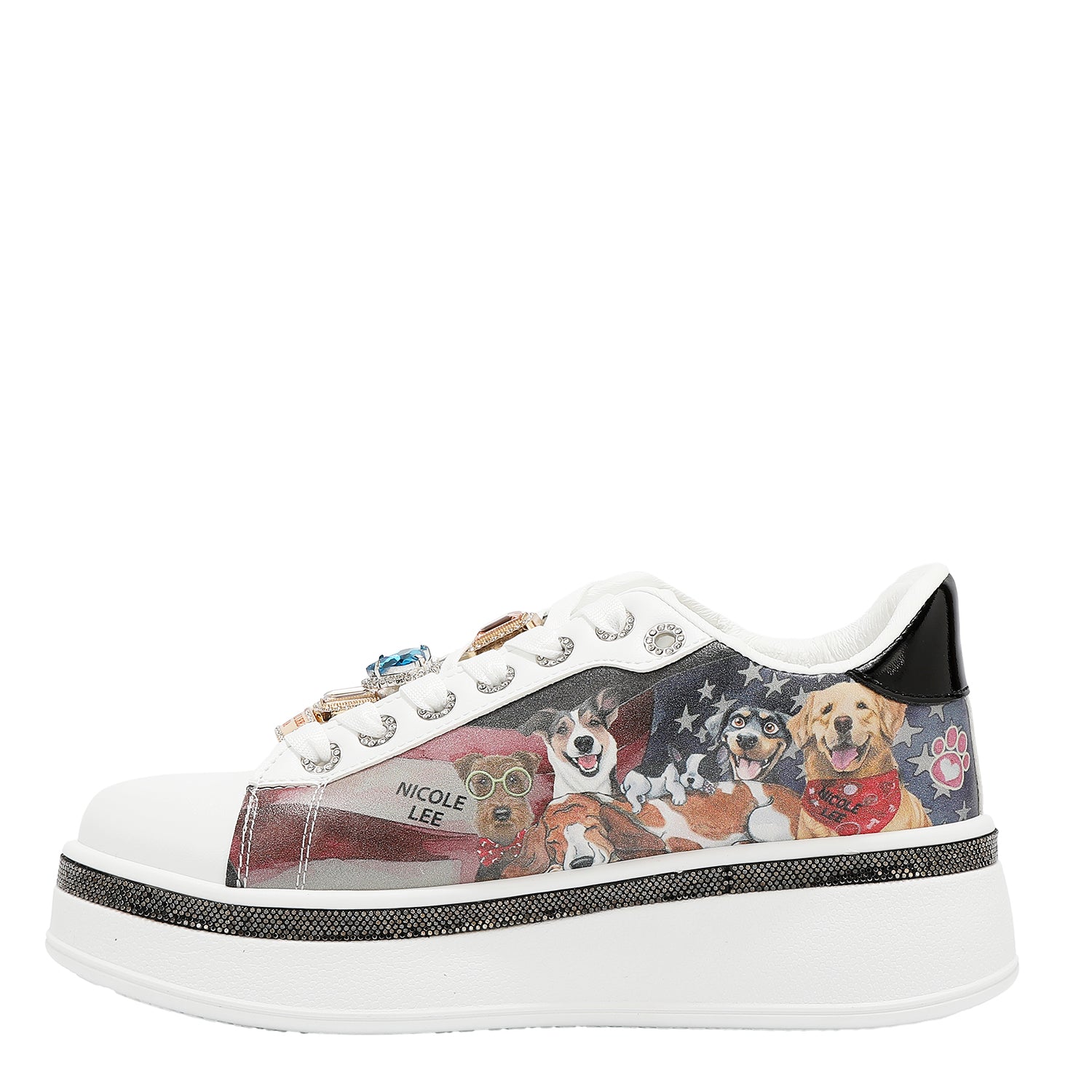 ZAPATILLAS DE MODA CON PEDRERÍA (BEST SMILE)