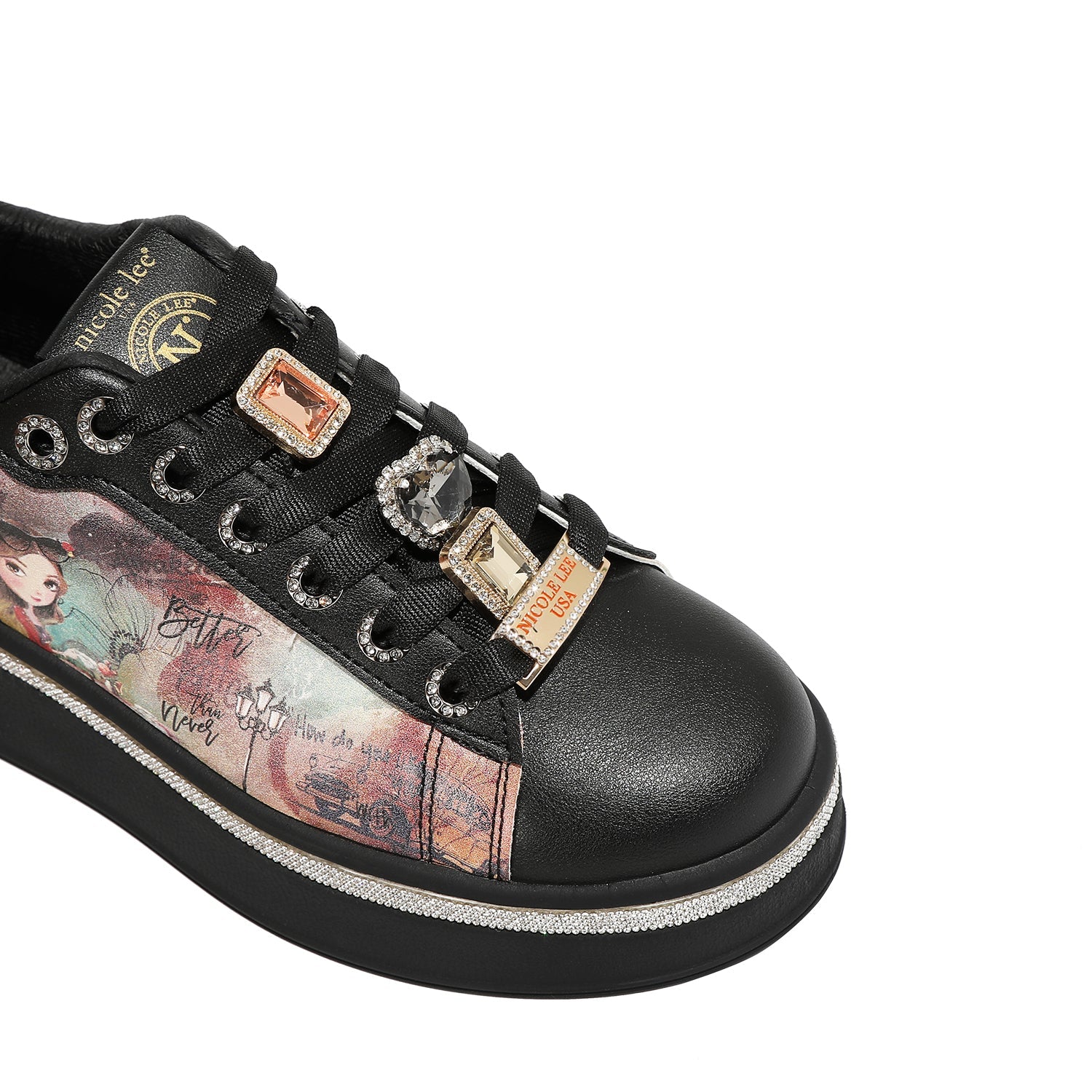 ZAPATILLAS DE MODA CON PEDRERÍA (VIRTUAL FRIEND)