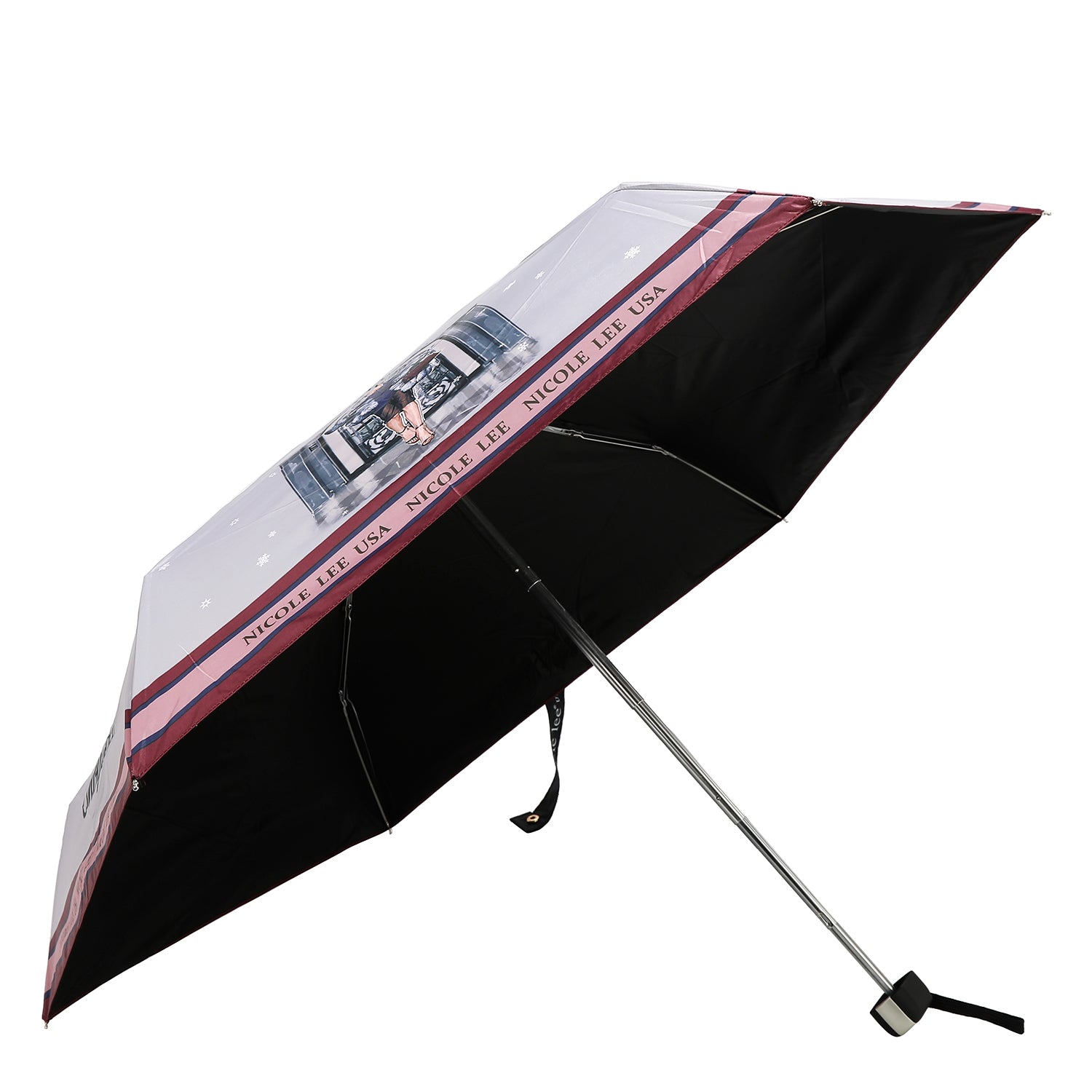 KOMPAKTER REGENSCHIRM (<tc>MODA SNOWFLAKE</tc>)