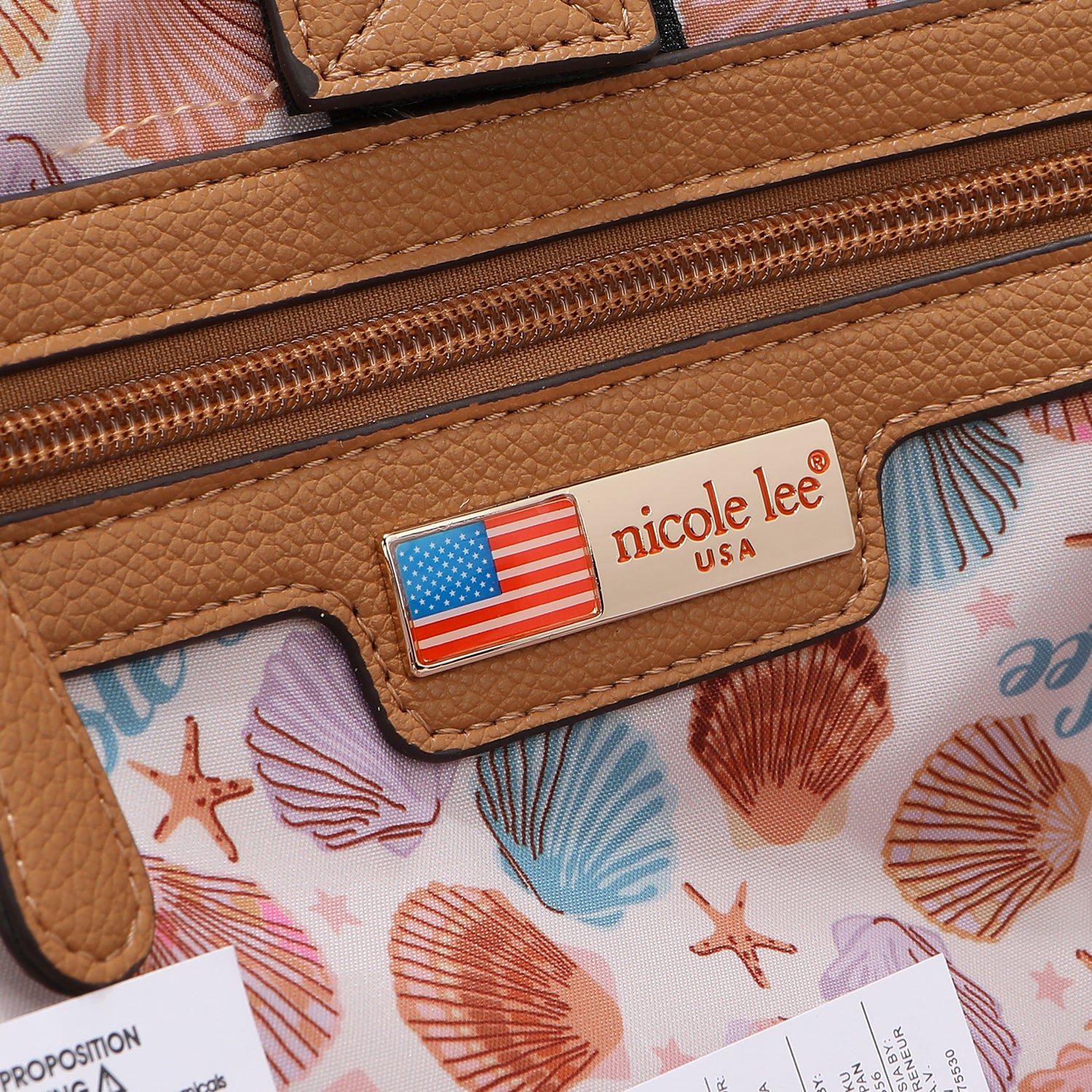 MOCHILA GRANDE DE MODA CON PUERTO DE CARGA USB Y BOLSA (SUN & SAND)