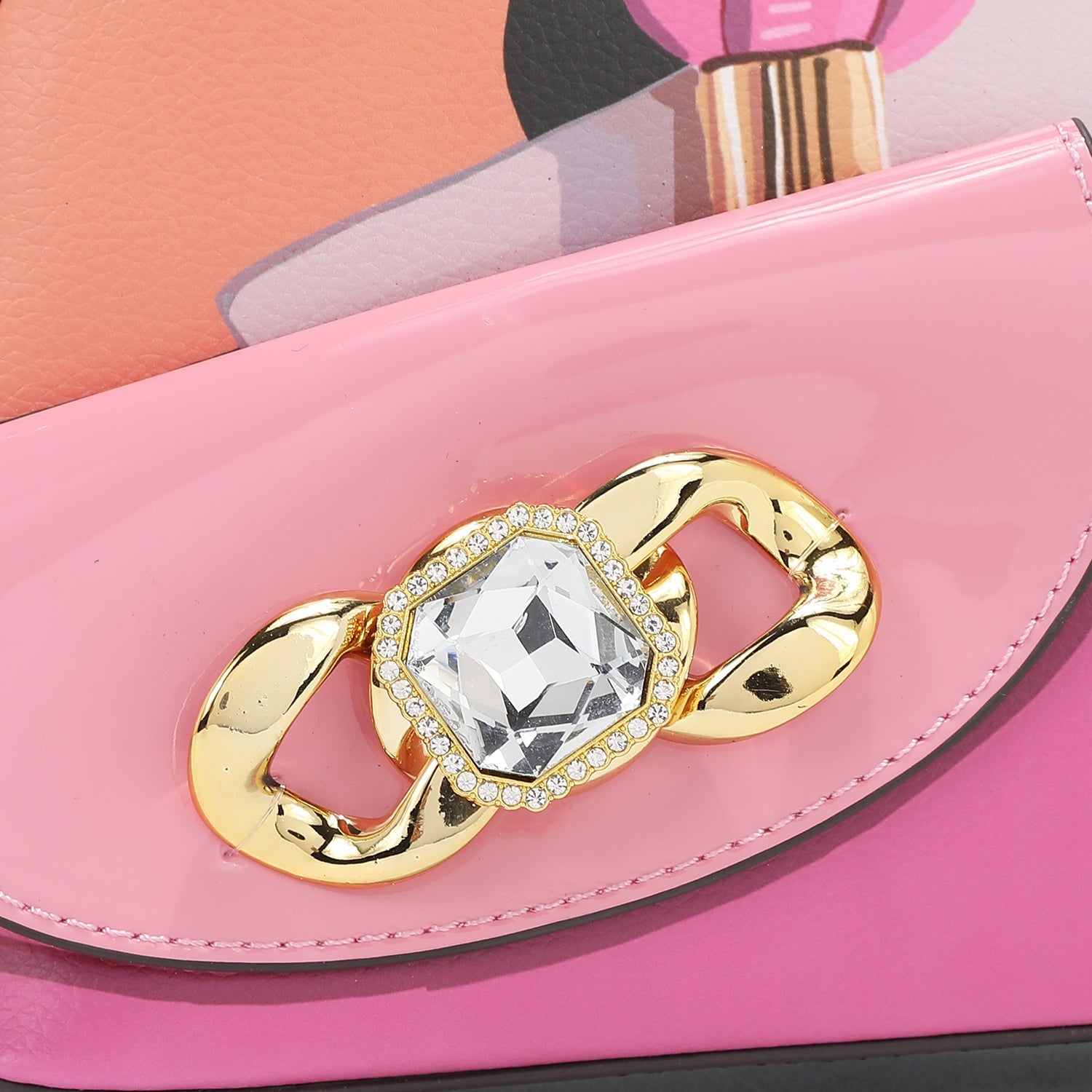 BOLSO DE HOMBRO DOME (VIOLET BLOSSOM)