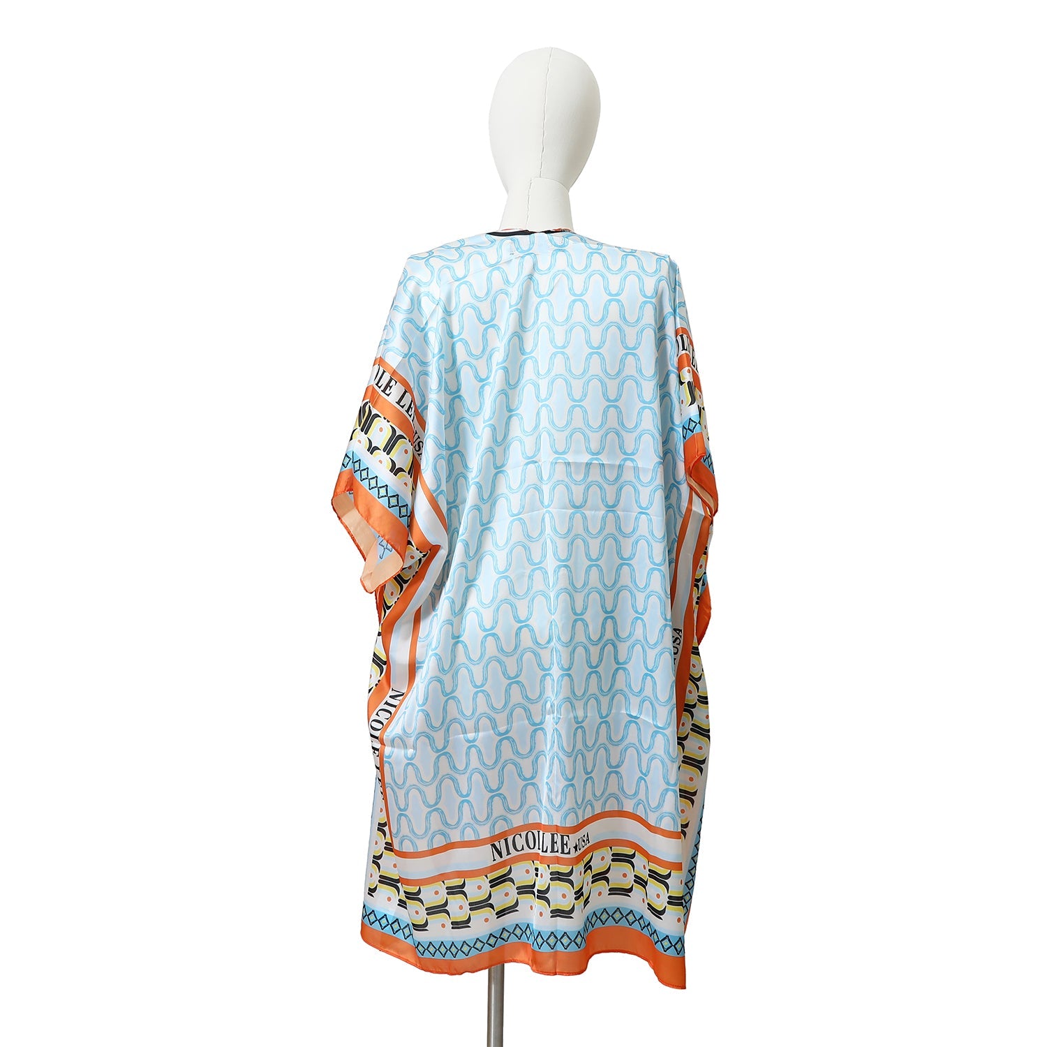 Printed kimono