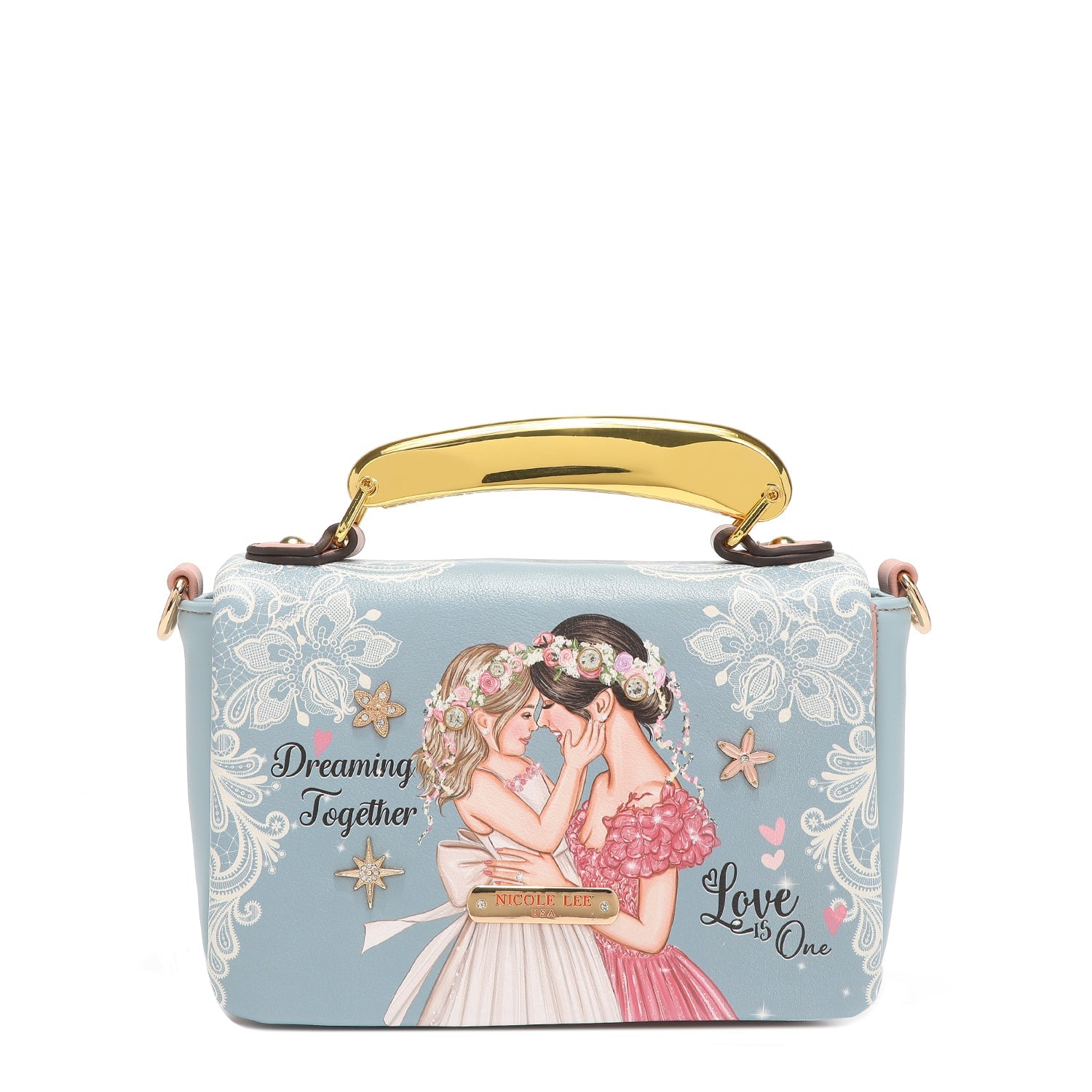 BOLSO DE MANO PEQUEÑO (DREAMING TOGETHER)