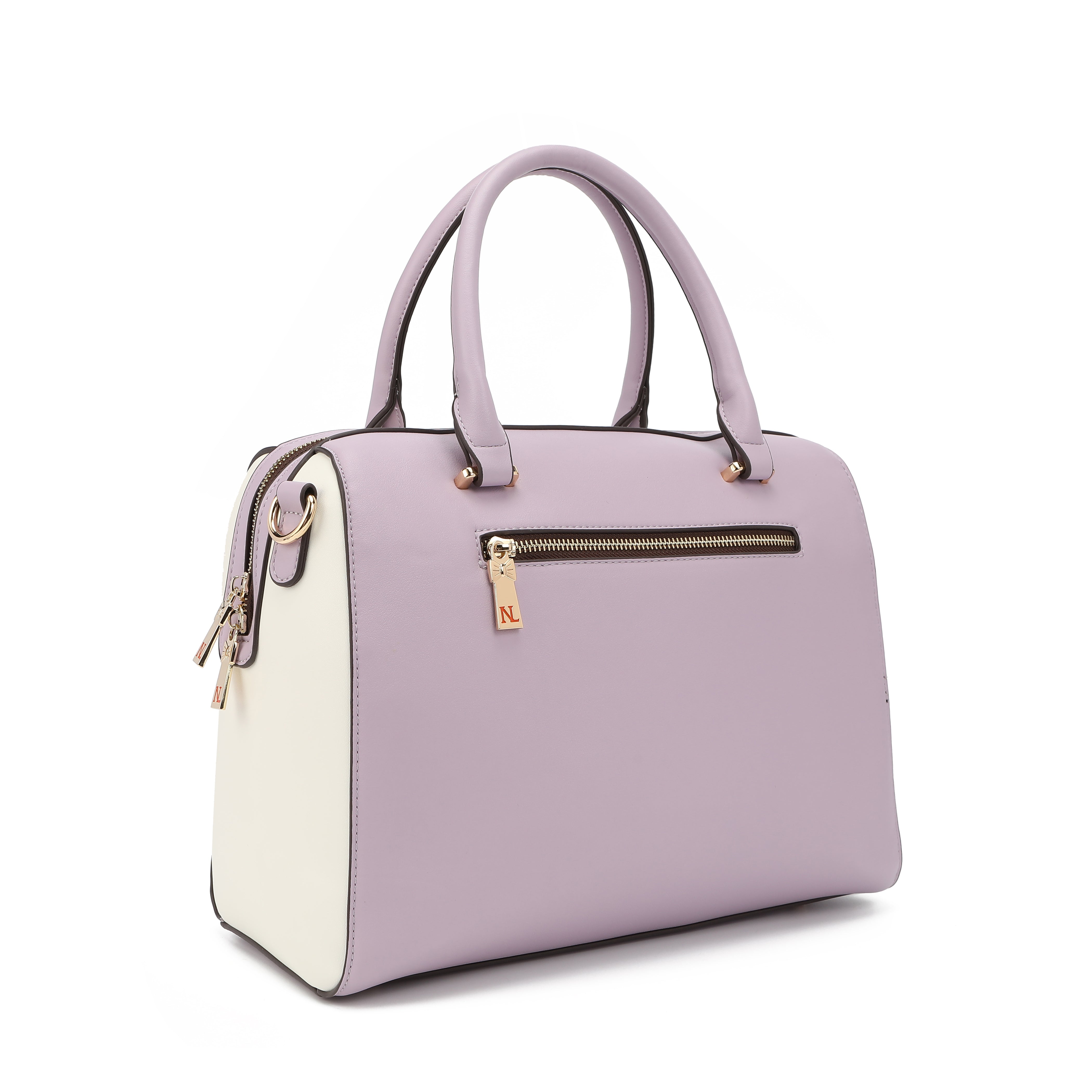 BOLSO BOSTON CON BORDADO FLORAL