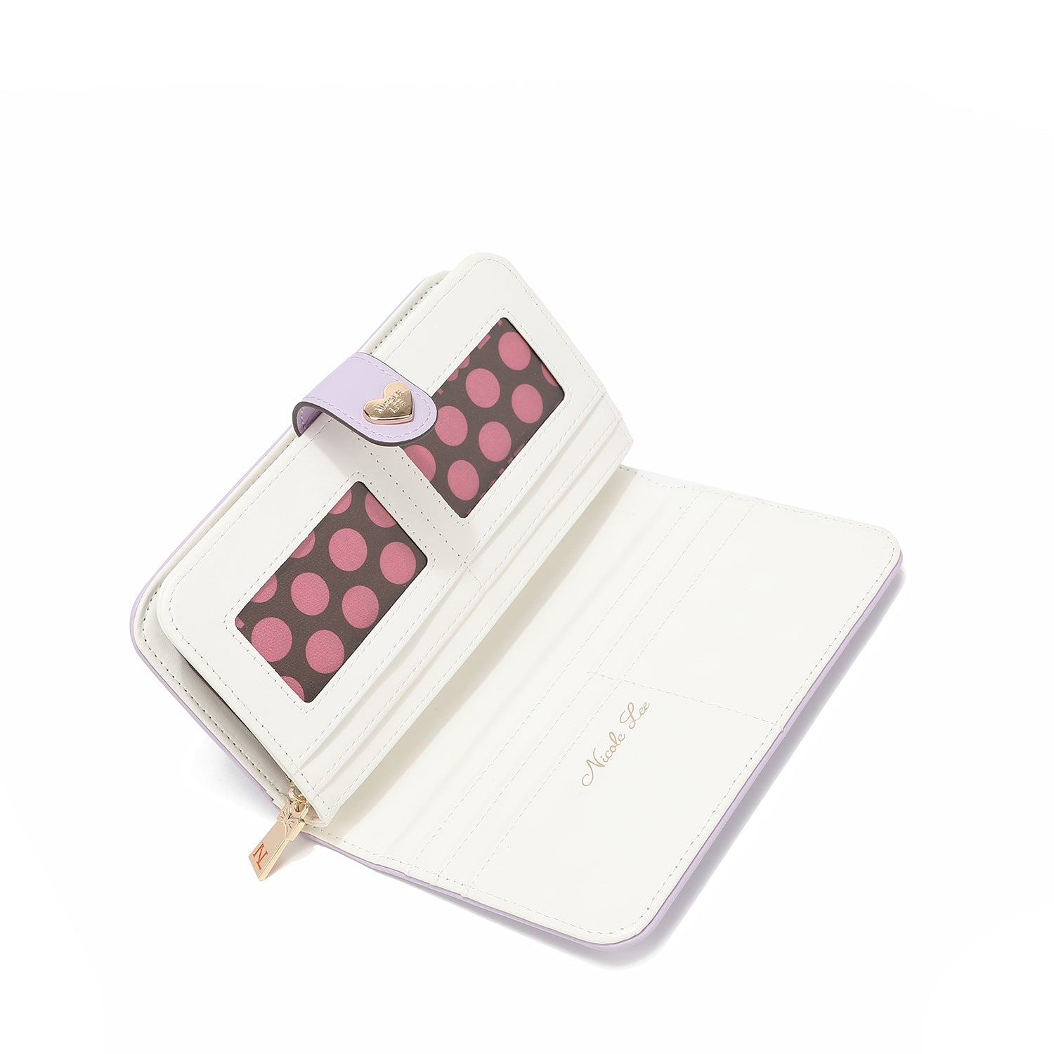 CARTERA FASHION "FLORAL" CON CREMALLERA