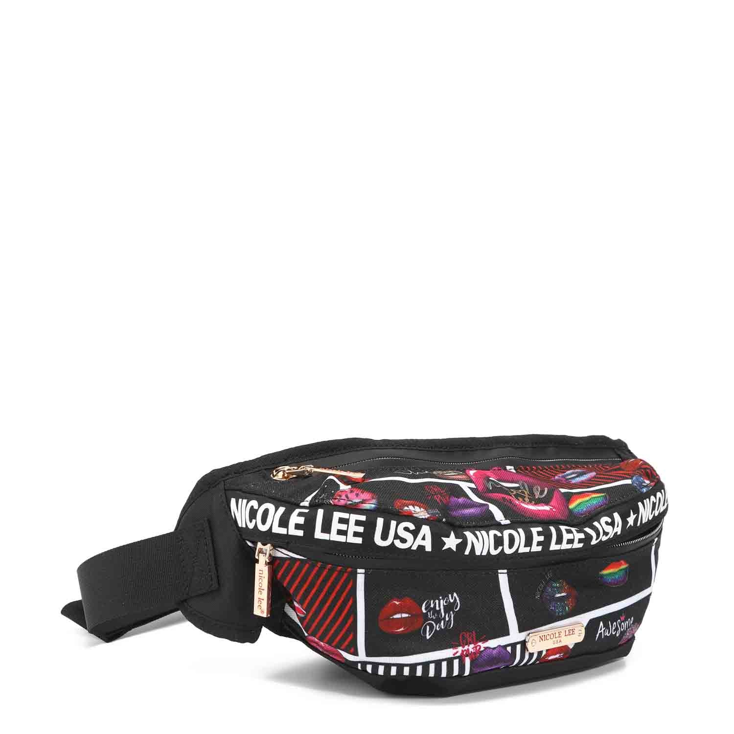 RIÑONERA MODERNA CON ESTAMPADO