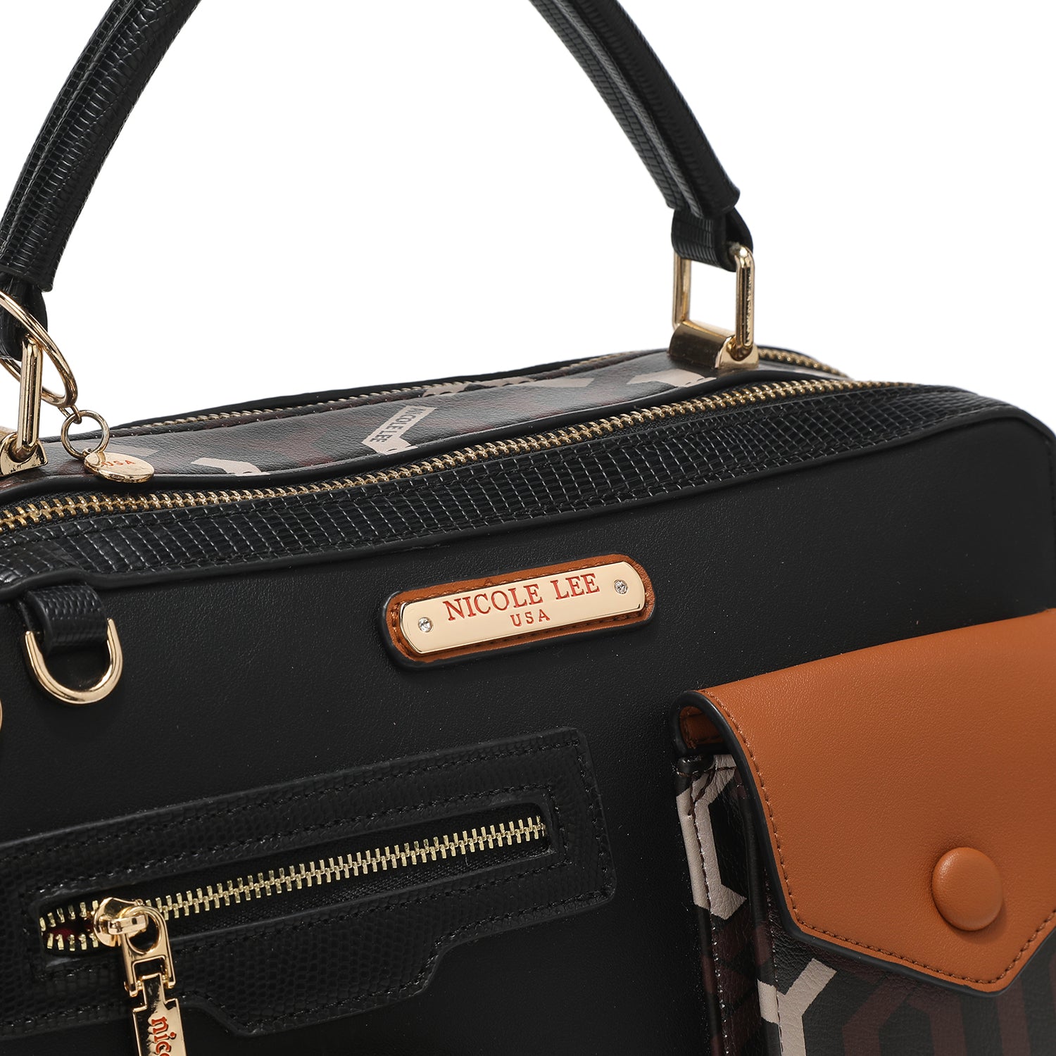 BOLSO MENSAJERO MEDIANO "GEOMETRIC"