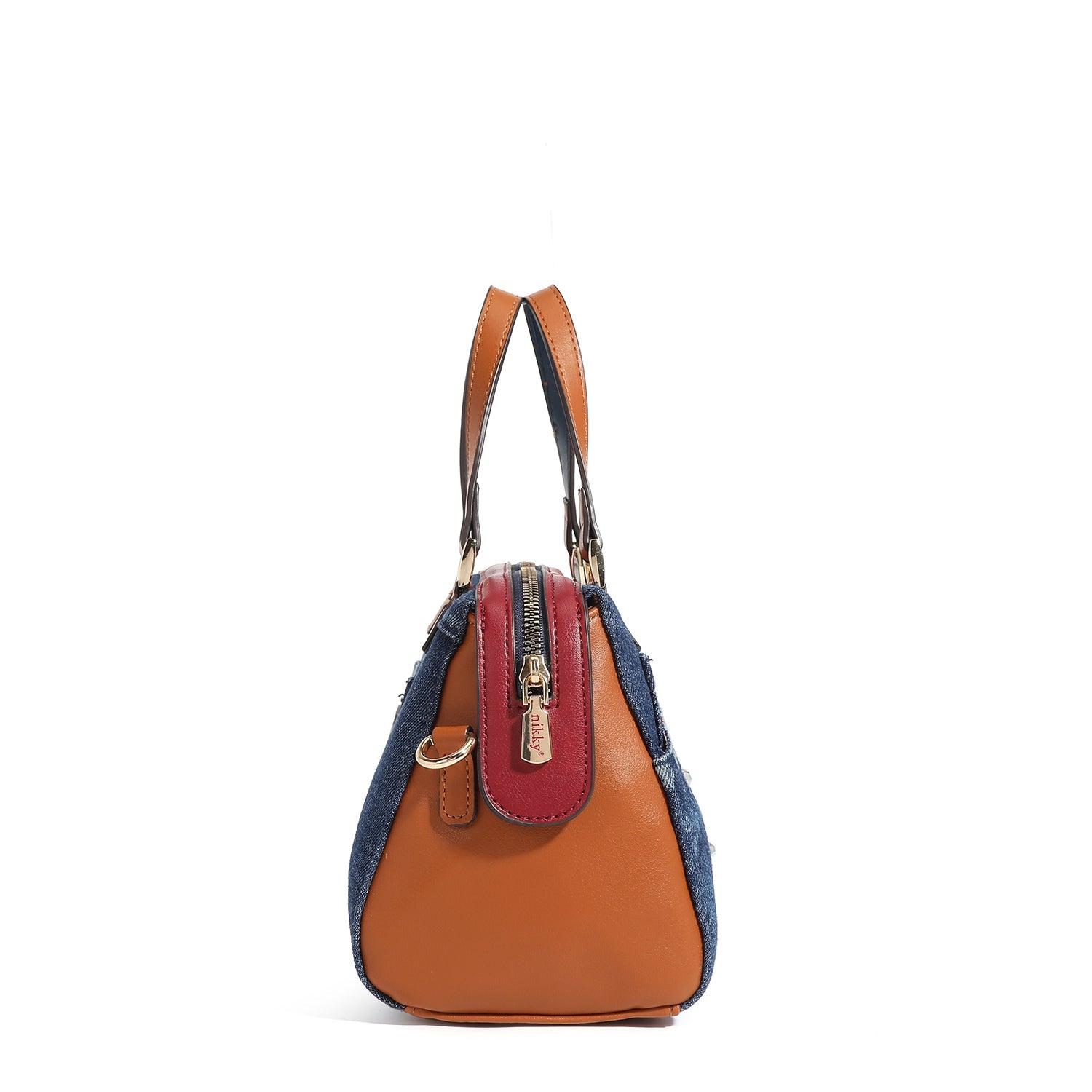 BORSA A TRACOLLA PICCOLA BOSTON <tc>Denim</tc>