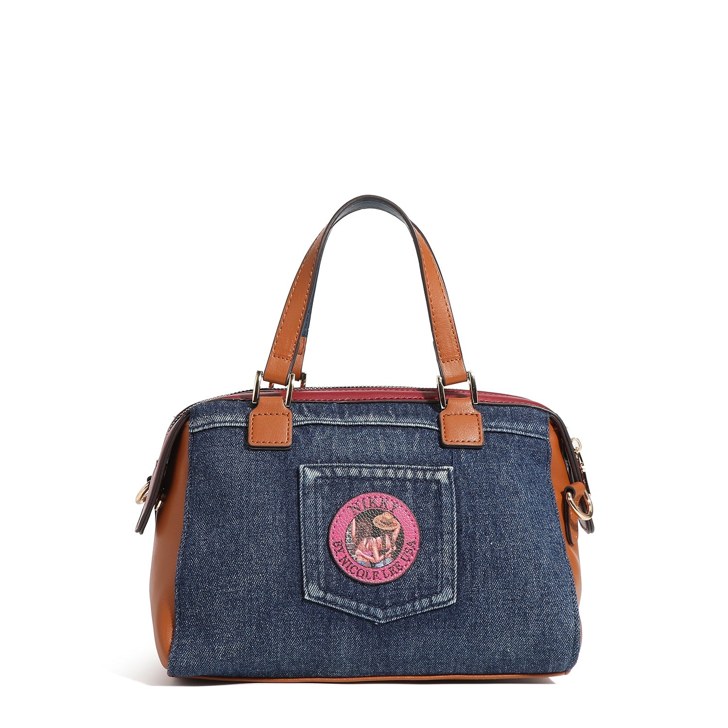 BORSA A TRACOLLA PICCOLA BOSTON <tc>Denim</tc>