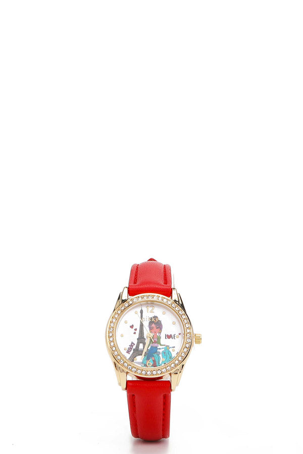 RELOJ PEQUEÑO DE DIAMANTES "VIVIAN"