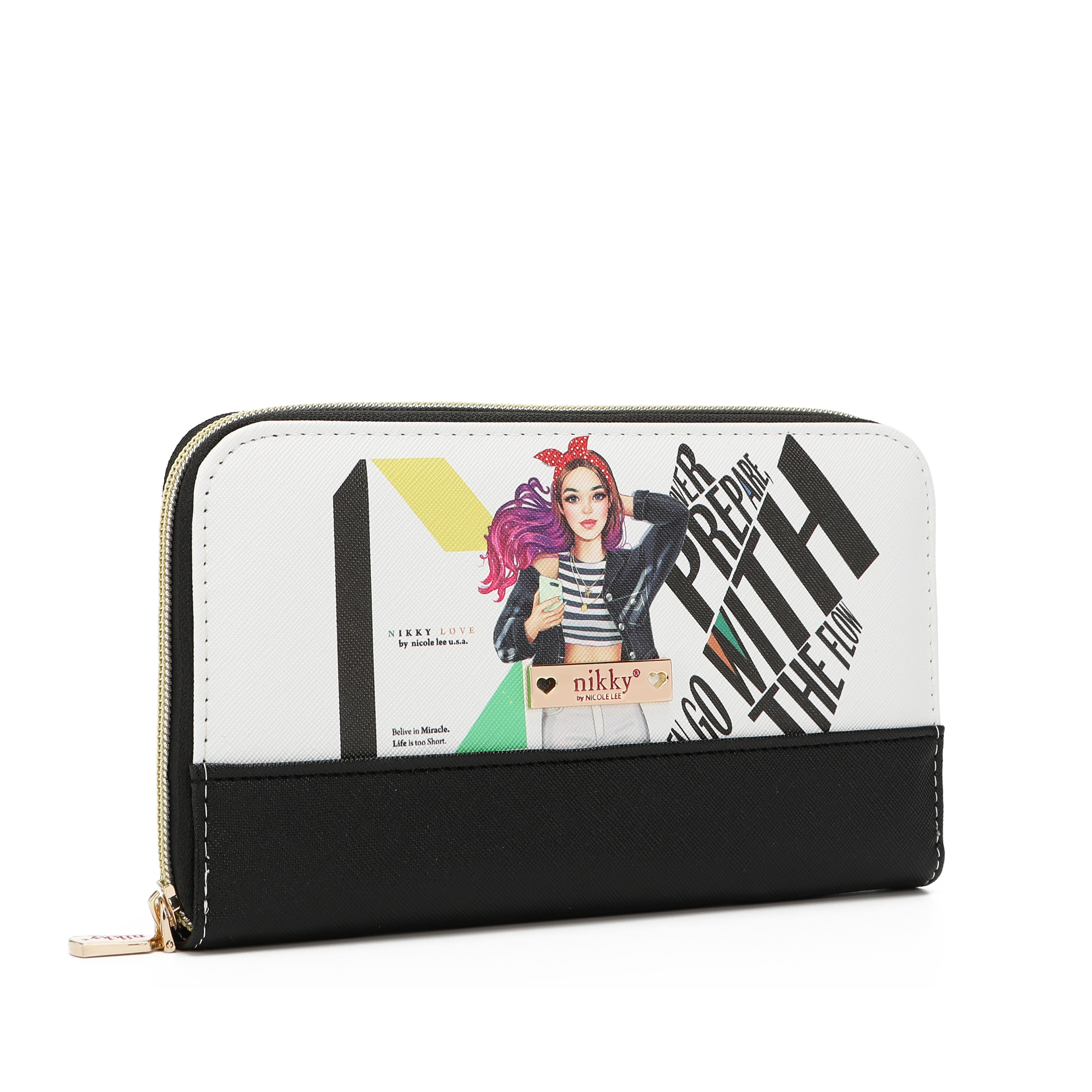 SET DE PINCELES DE MAQUILLAJE CON ESTUCHE NIKKY