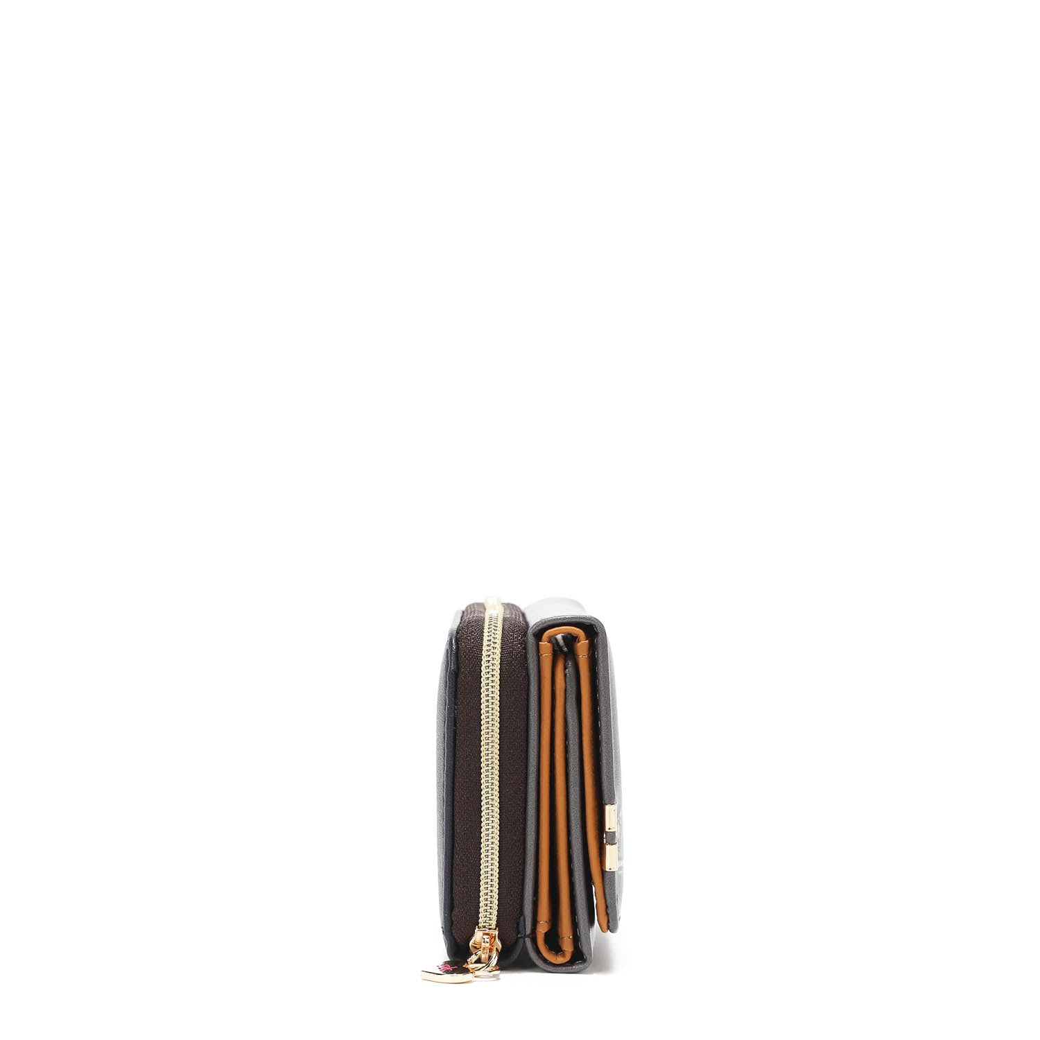 Portfolio con tripla divisione + borsa con cerniera
