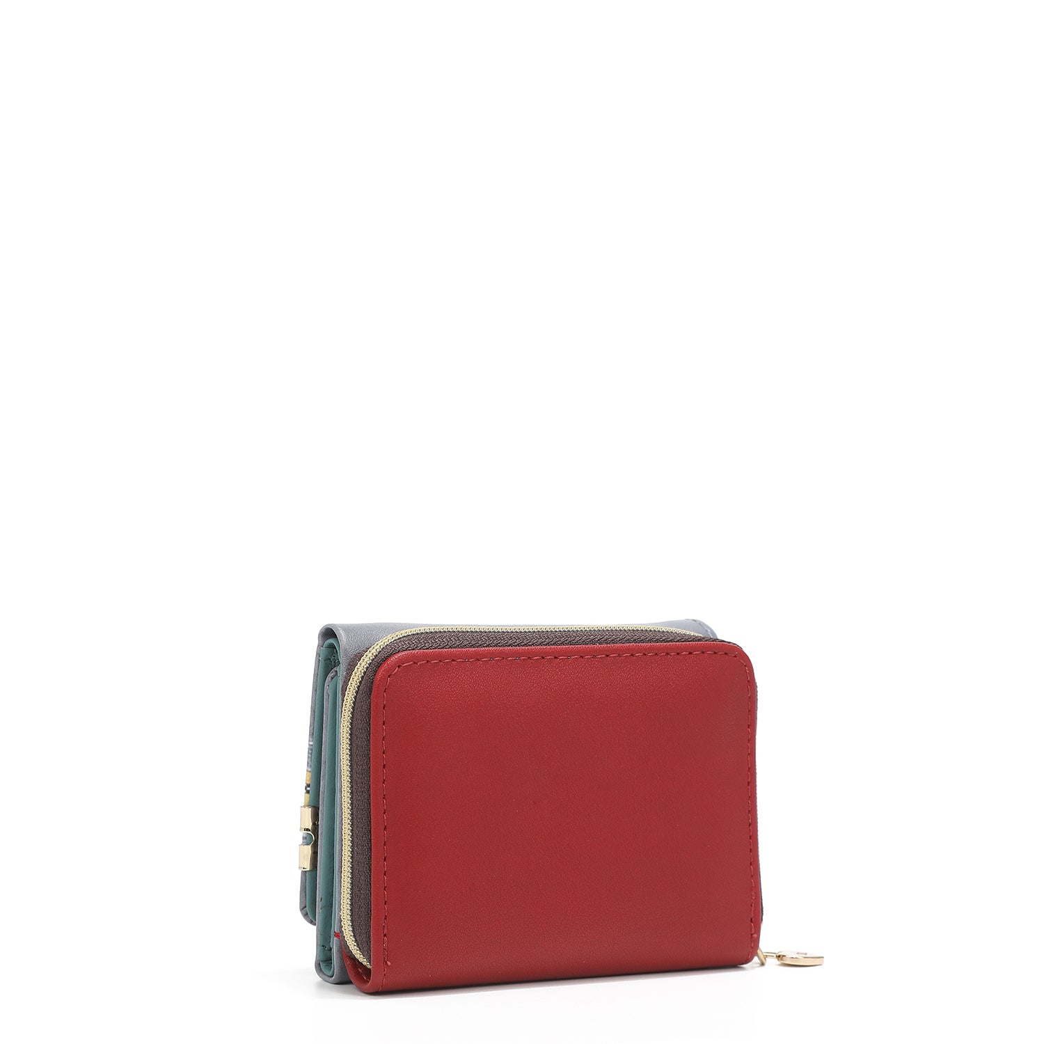Portfolio con tripla divisione + borsa con cerniera