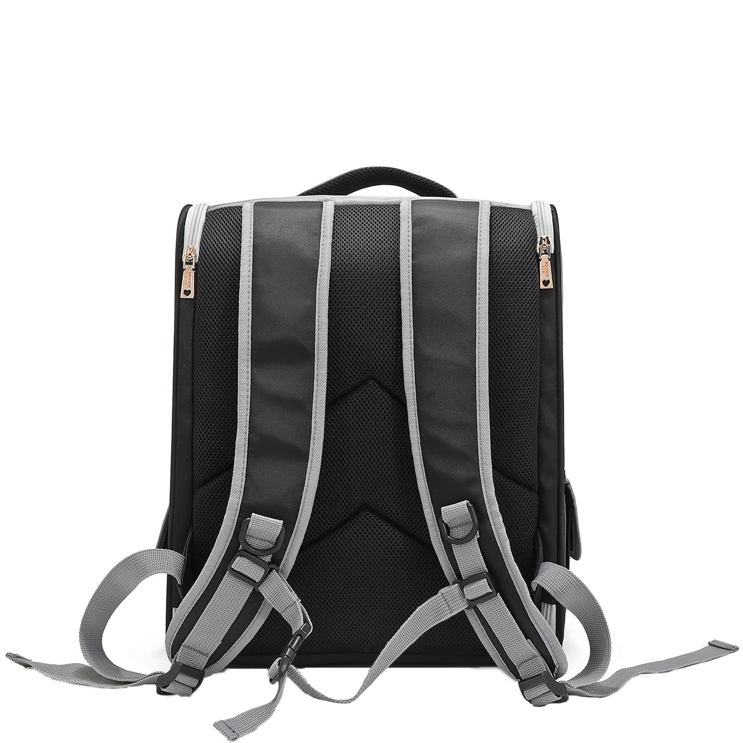 MOCHILA GRIS TRANSPORTADORA PARA MASCOTAS