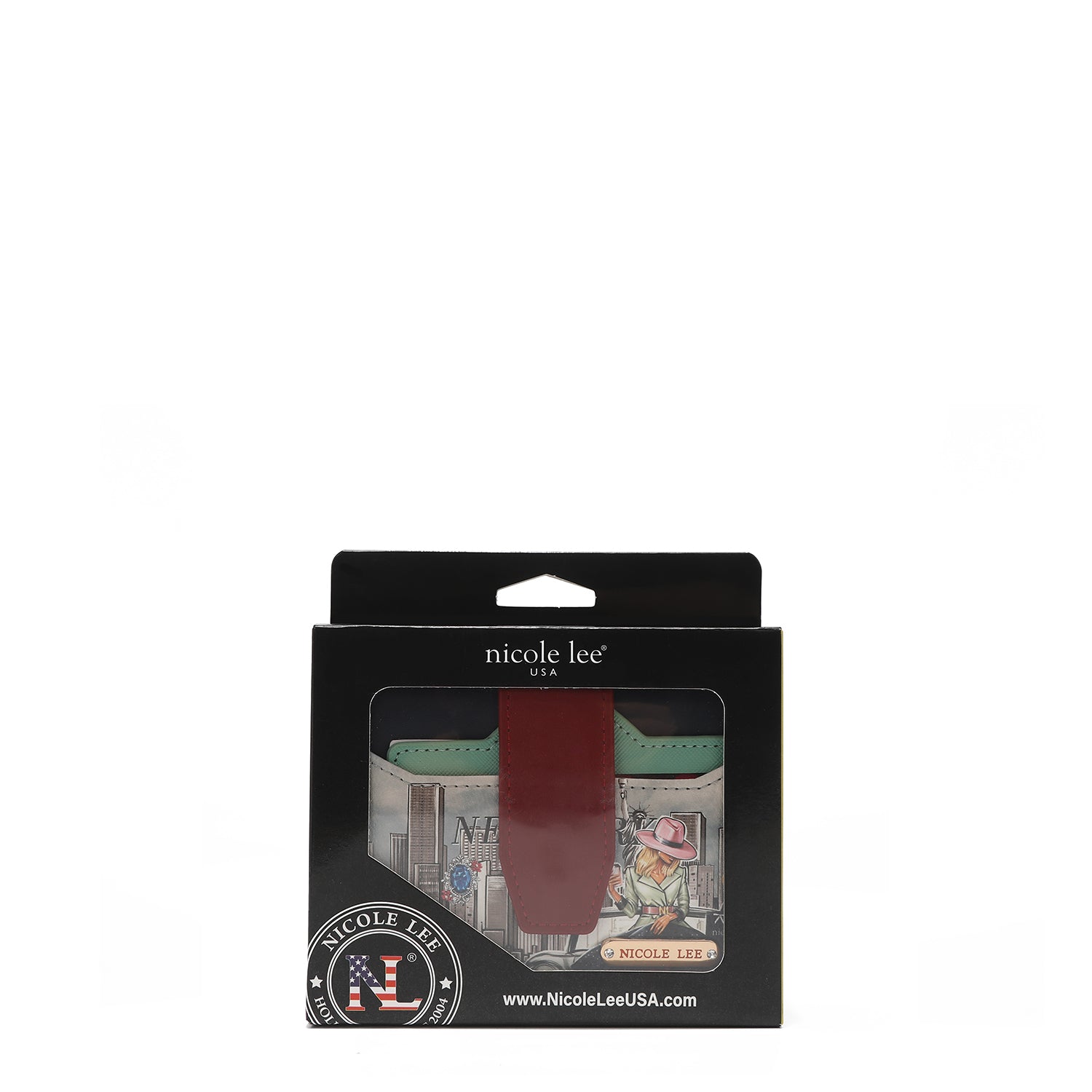 CARTERA DOBLE COMPACTA DE MODA CON BLOQUEO RFID