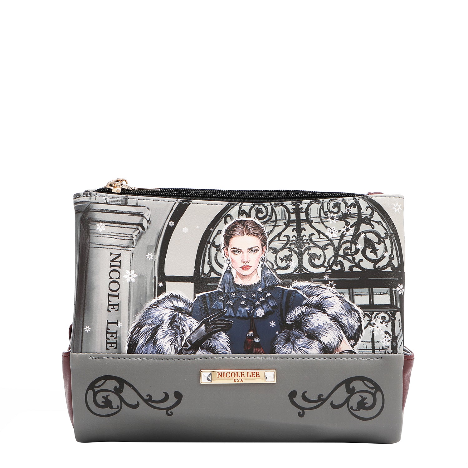 VIELSEITIGE REISE-ORGANIZER-TASCHE (<tc>MODA SNOWFLAKE</tc>)