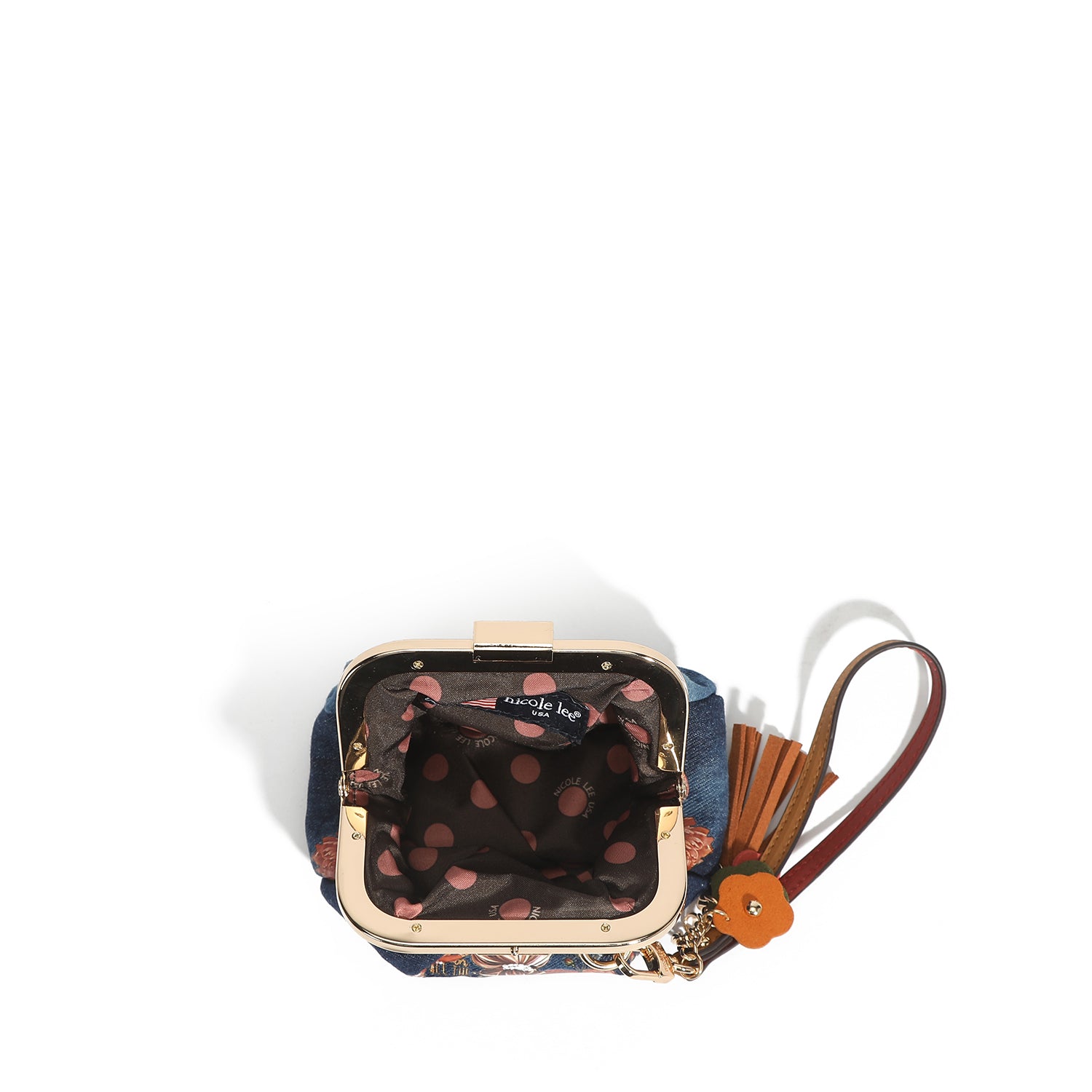 MINI PURSE WITH DENIM STRAP (<tc><tc>Family Yearbook</tc></tc>)