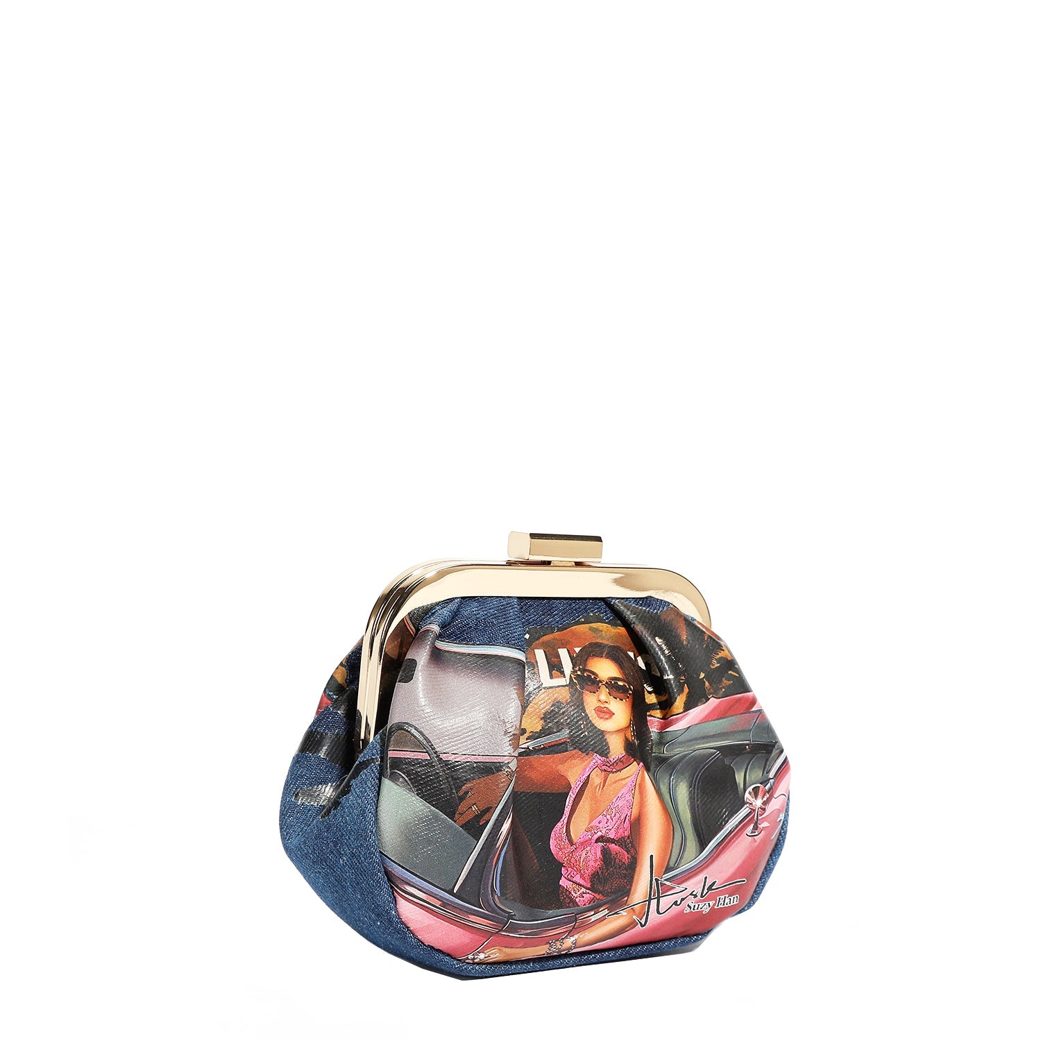 MINI PURSE WITH DENIM STRAP (<tc><tc>Ladies Night Out</tc></tc>)