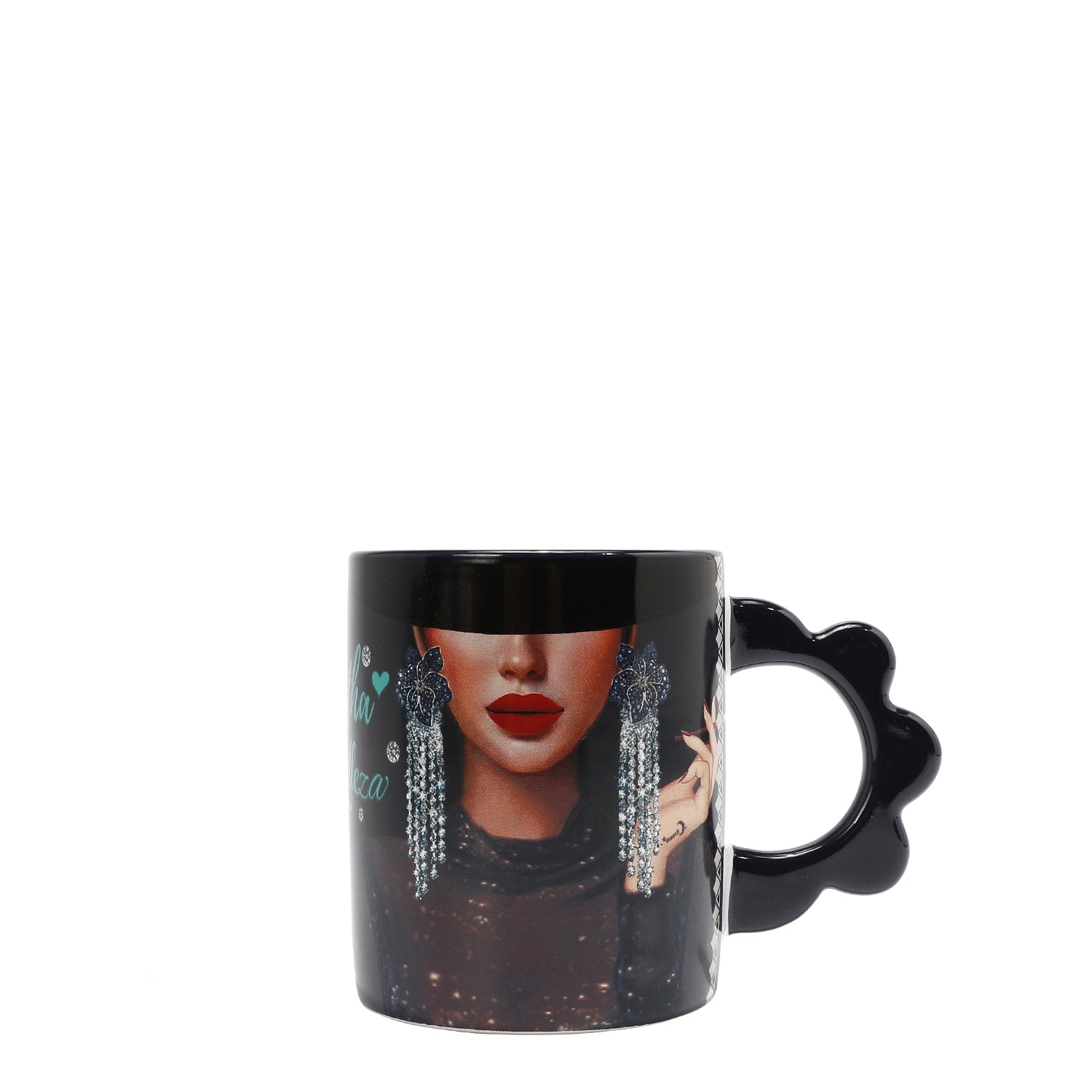 TASSE EN CÉRAMIQUE PÉTALE (<tc>SAMANTHA LA BELLEZA</tc>)