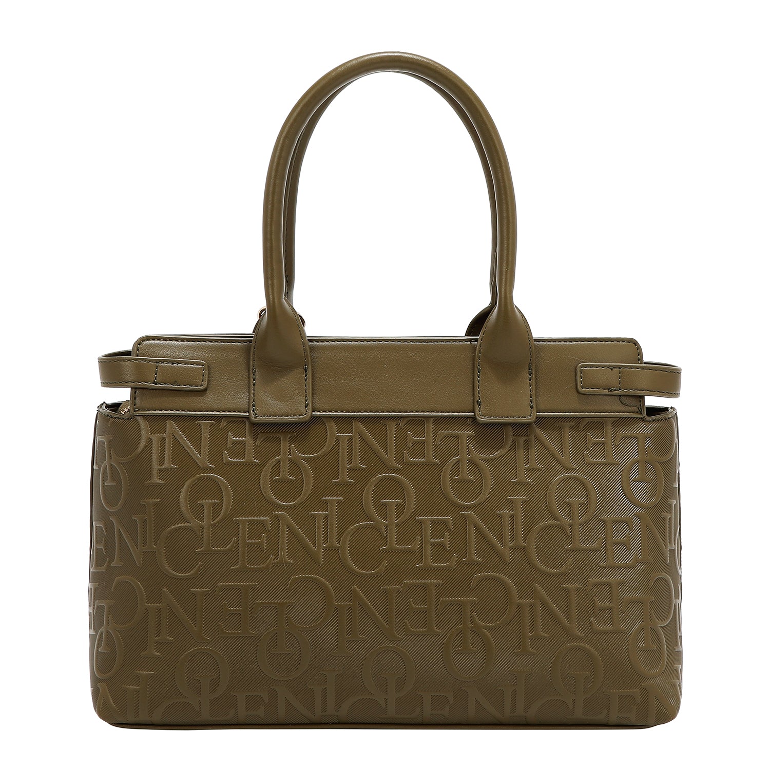 SATCHEL ELEGANCE BAG IN RELIEF (OLIVA)