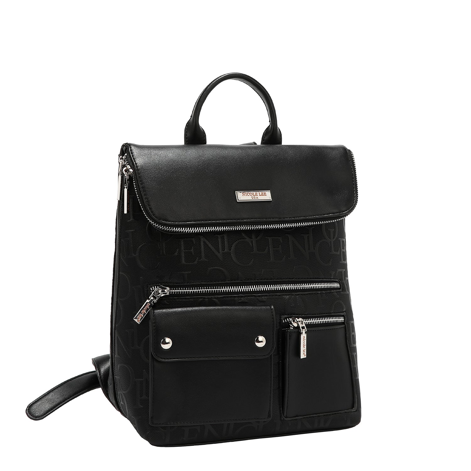 Eleganza Multibolsos dello zaino per lo zaino (nero)