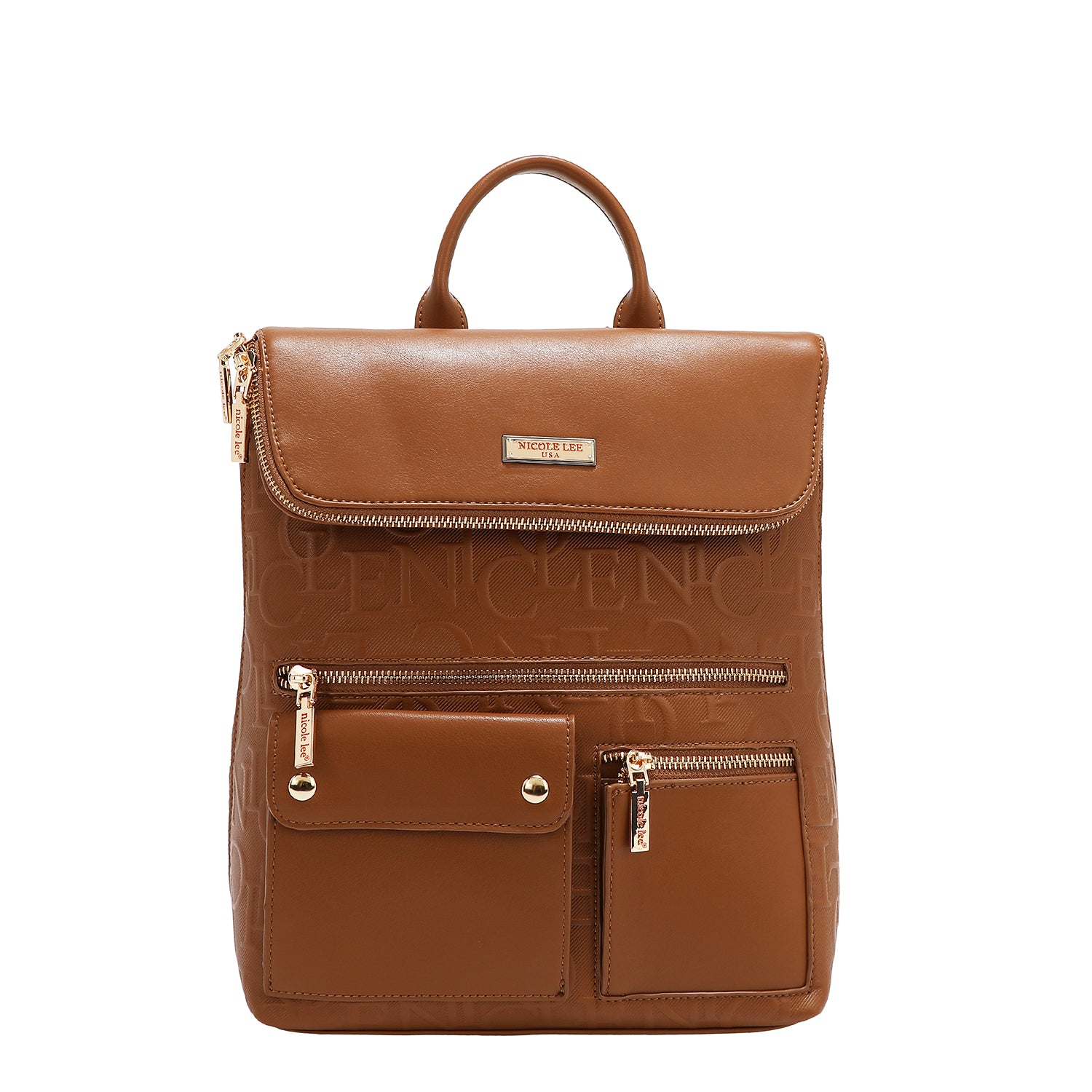 Eleganza Multibolsos dello zaino per lo zaino (Brown)