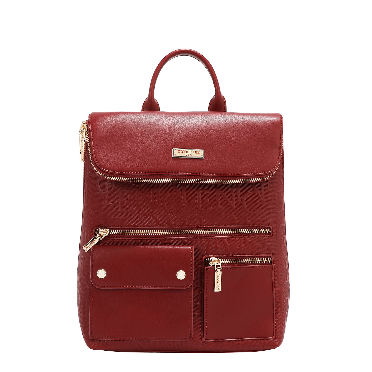 Eleganza Multibolsos Relief Elegance (Red)