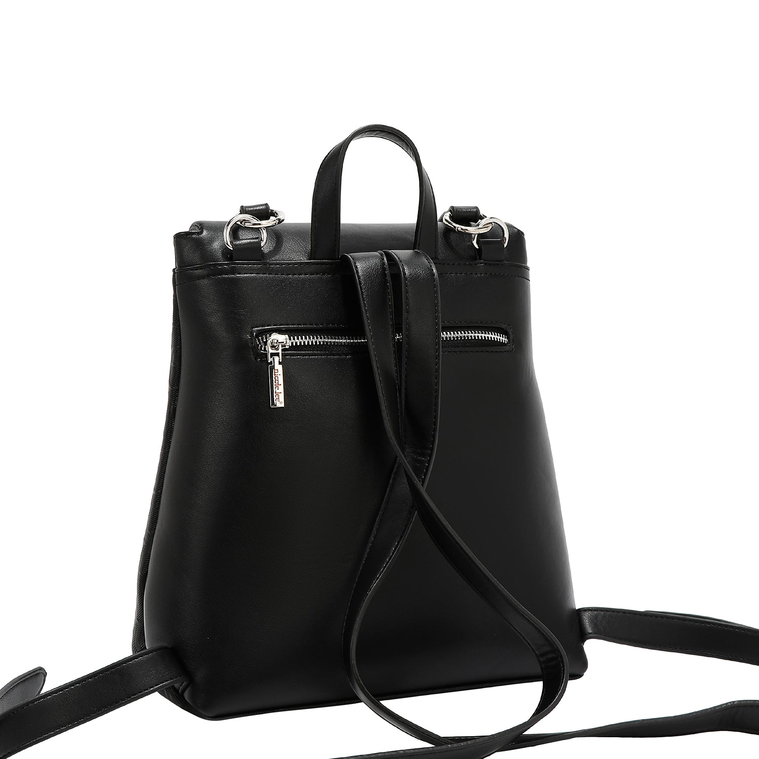 Backpack with rapported elegance (black)