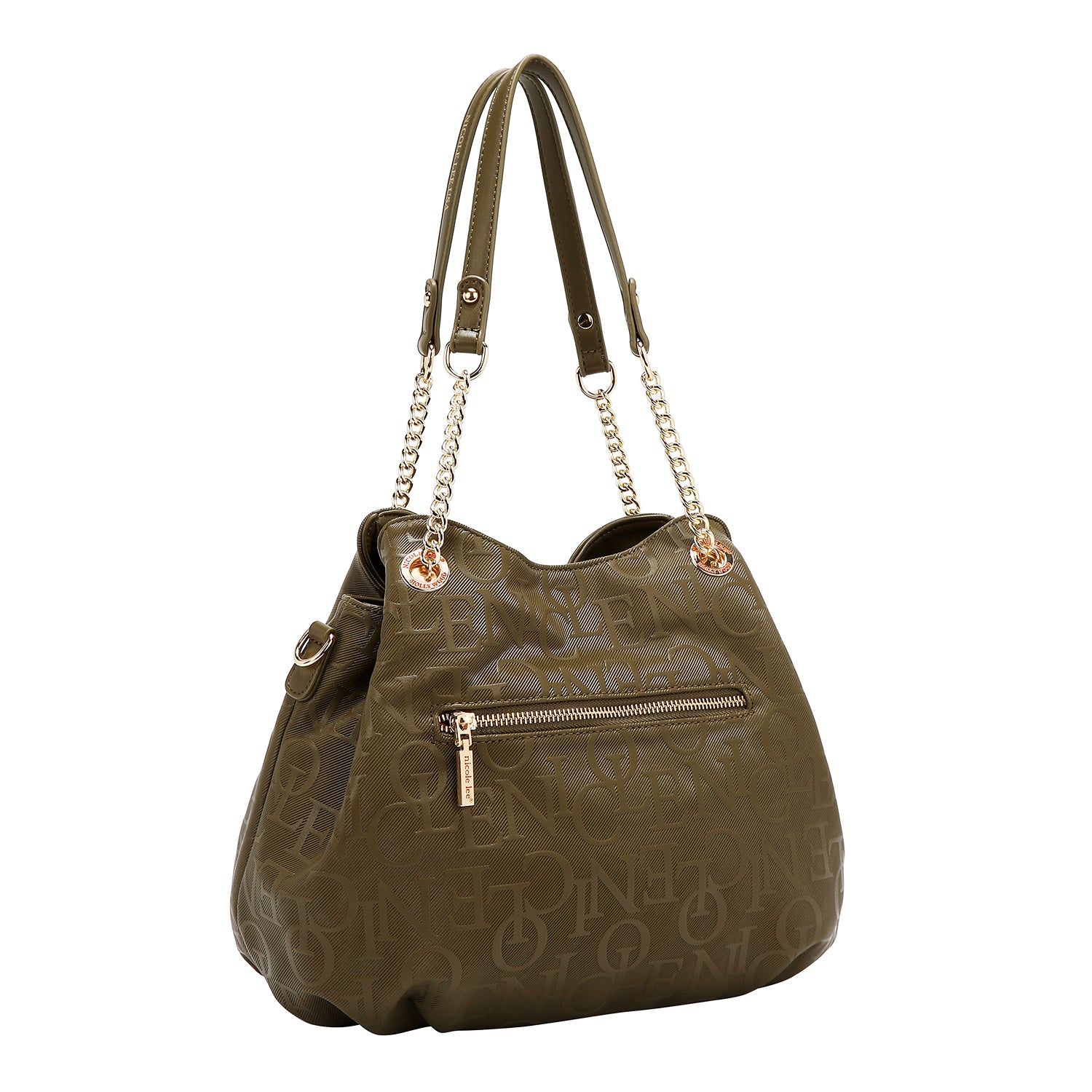 Handbag in relief (olive)