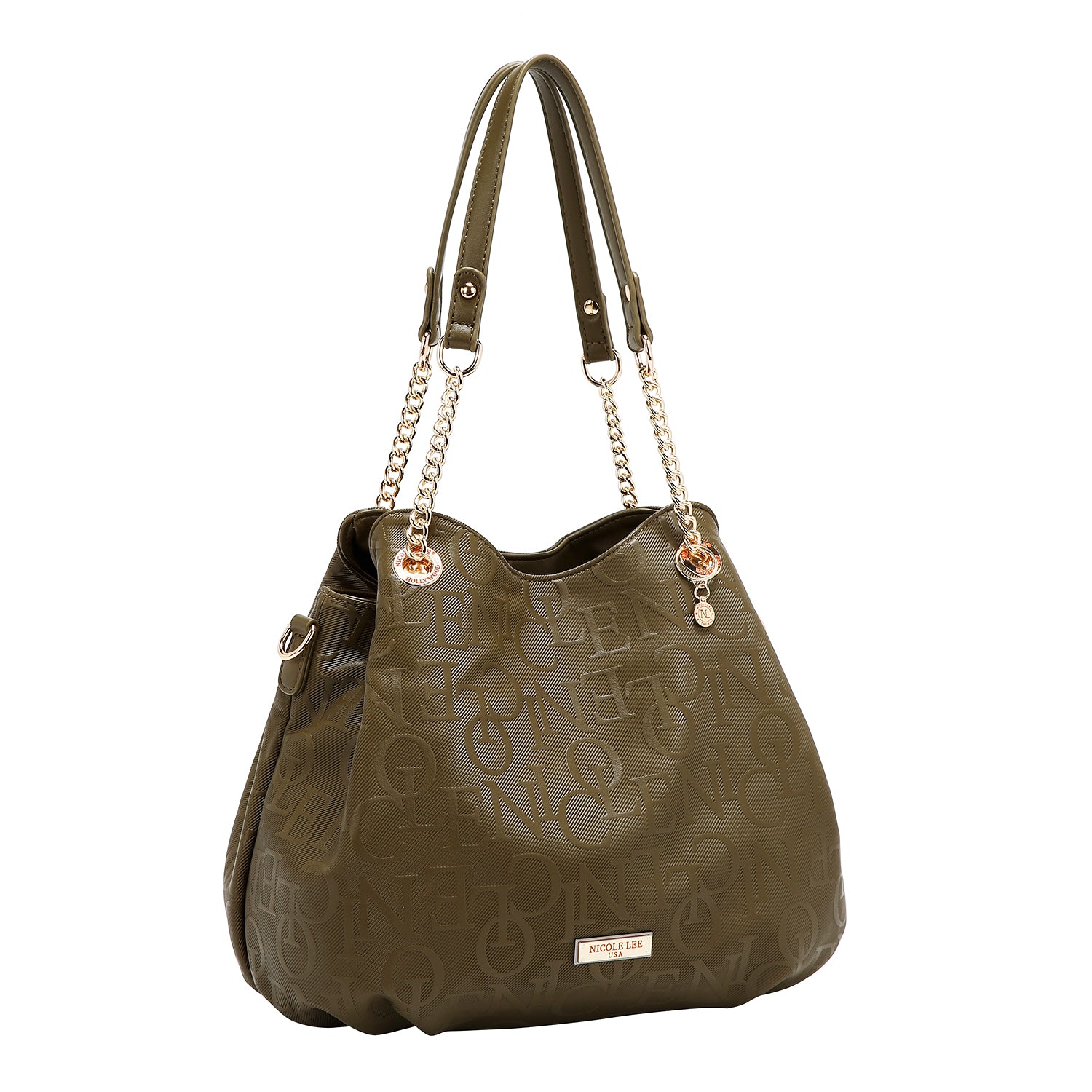 Handbag in relief (olive)