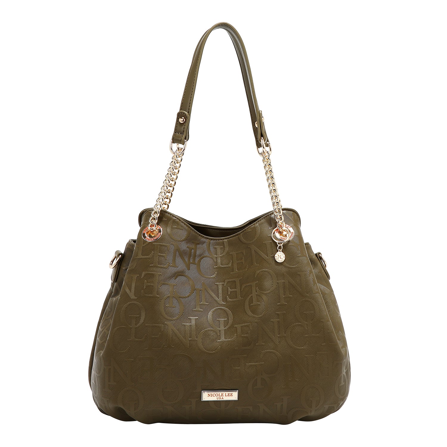 Handbag in relief (olive)