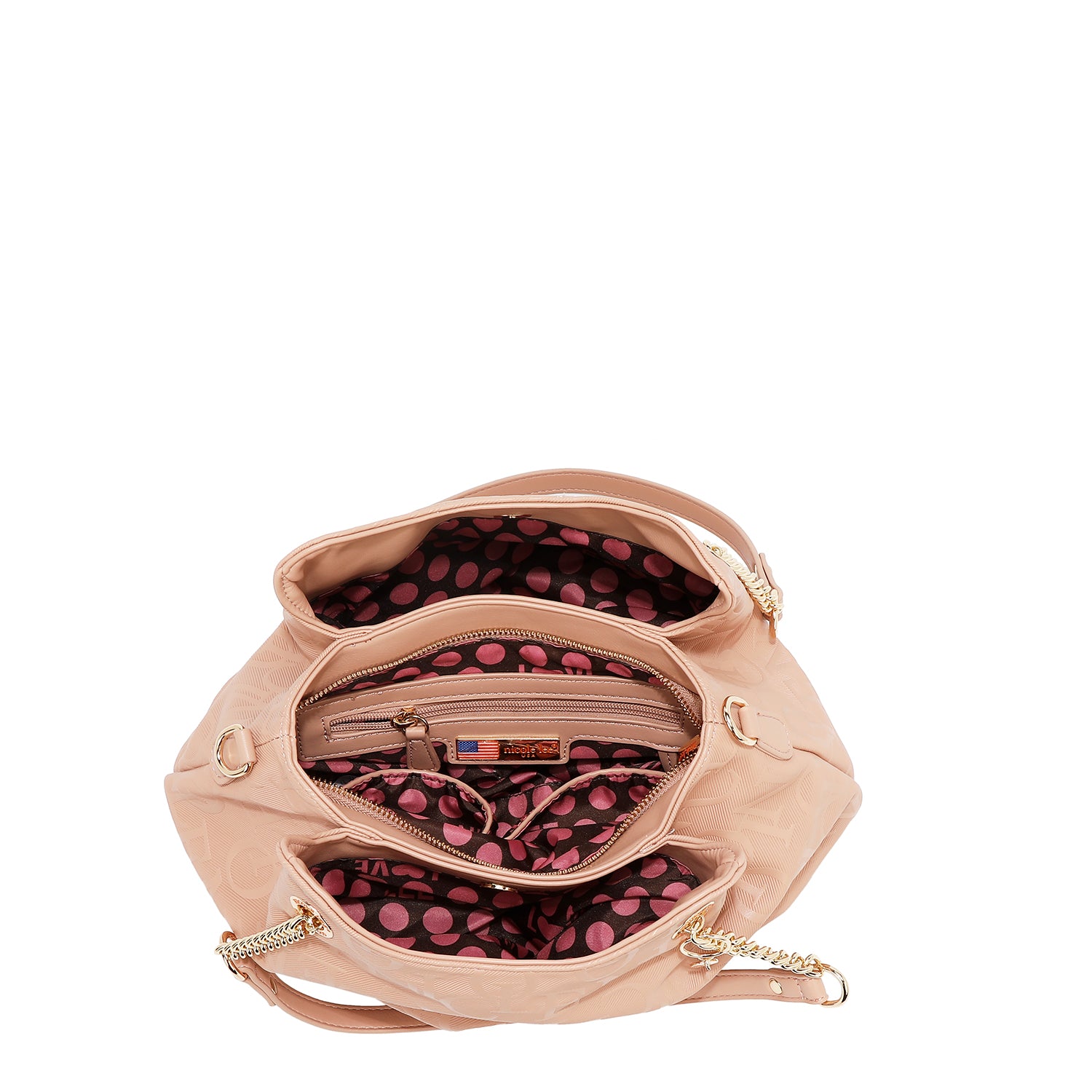Handbag in relief (olive)
