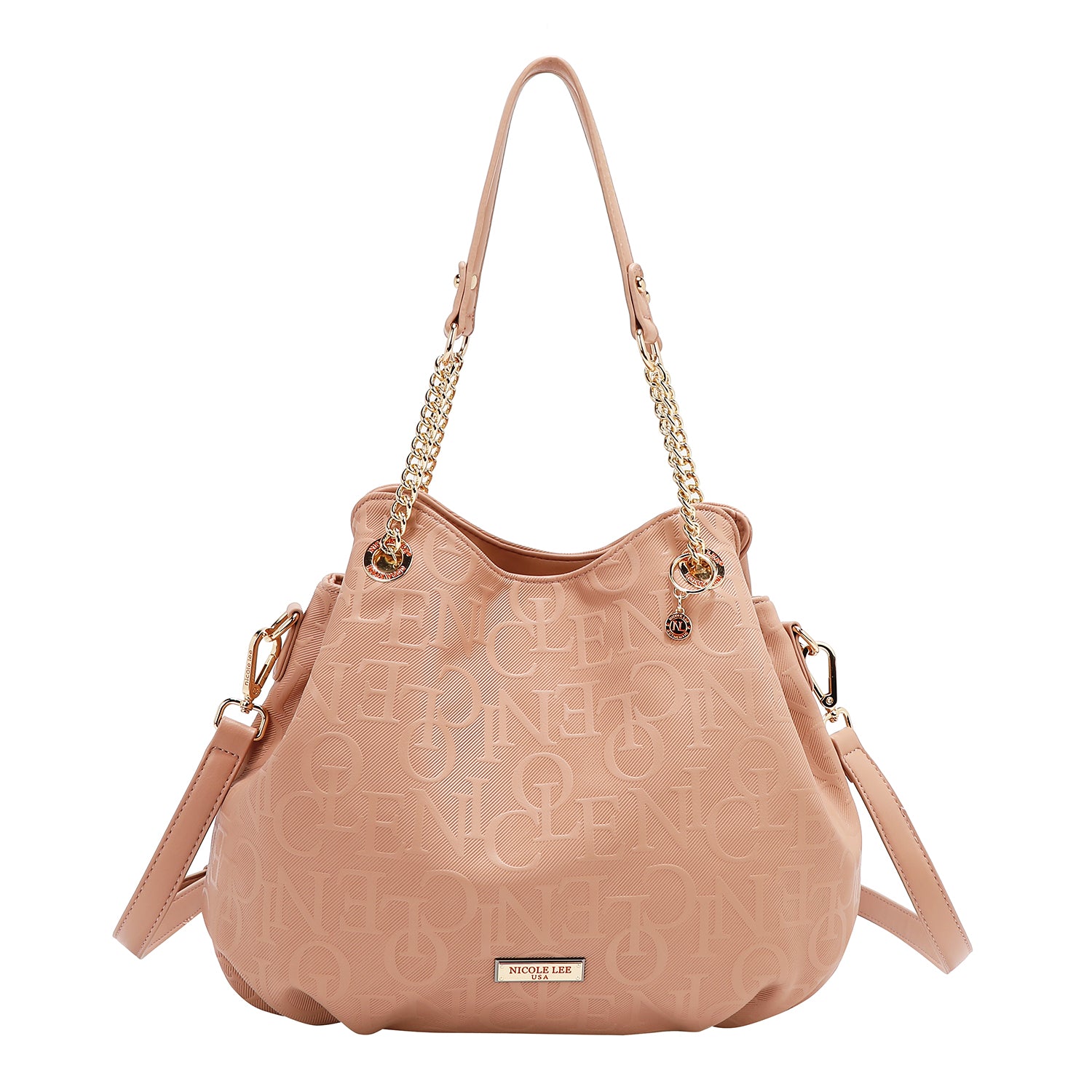 Handbag in relief (pink)