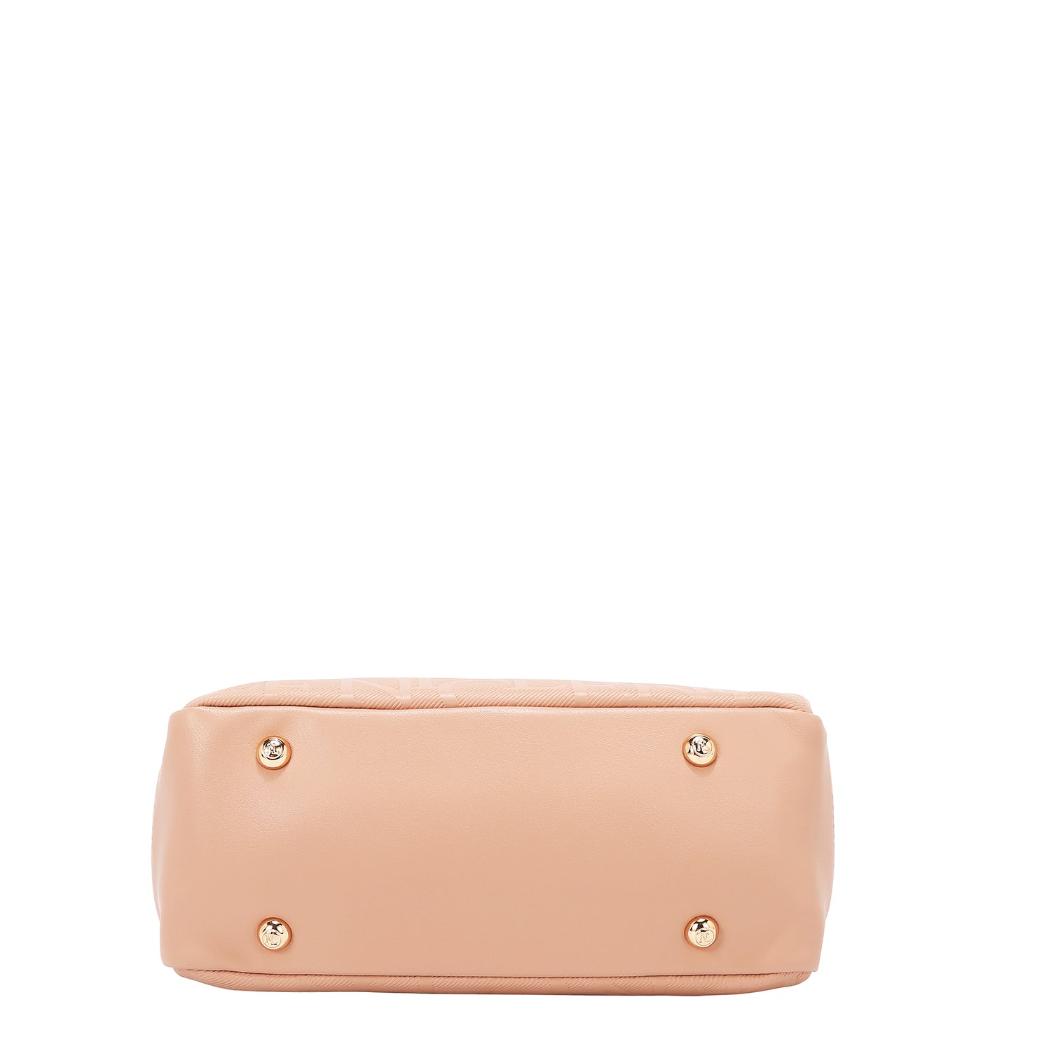 Shoulder bag with elegant relief frame (pink)