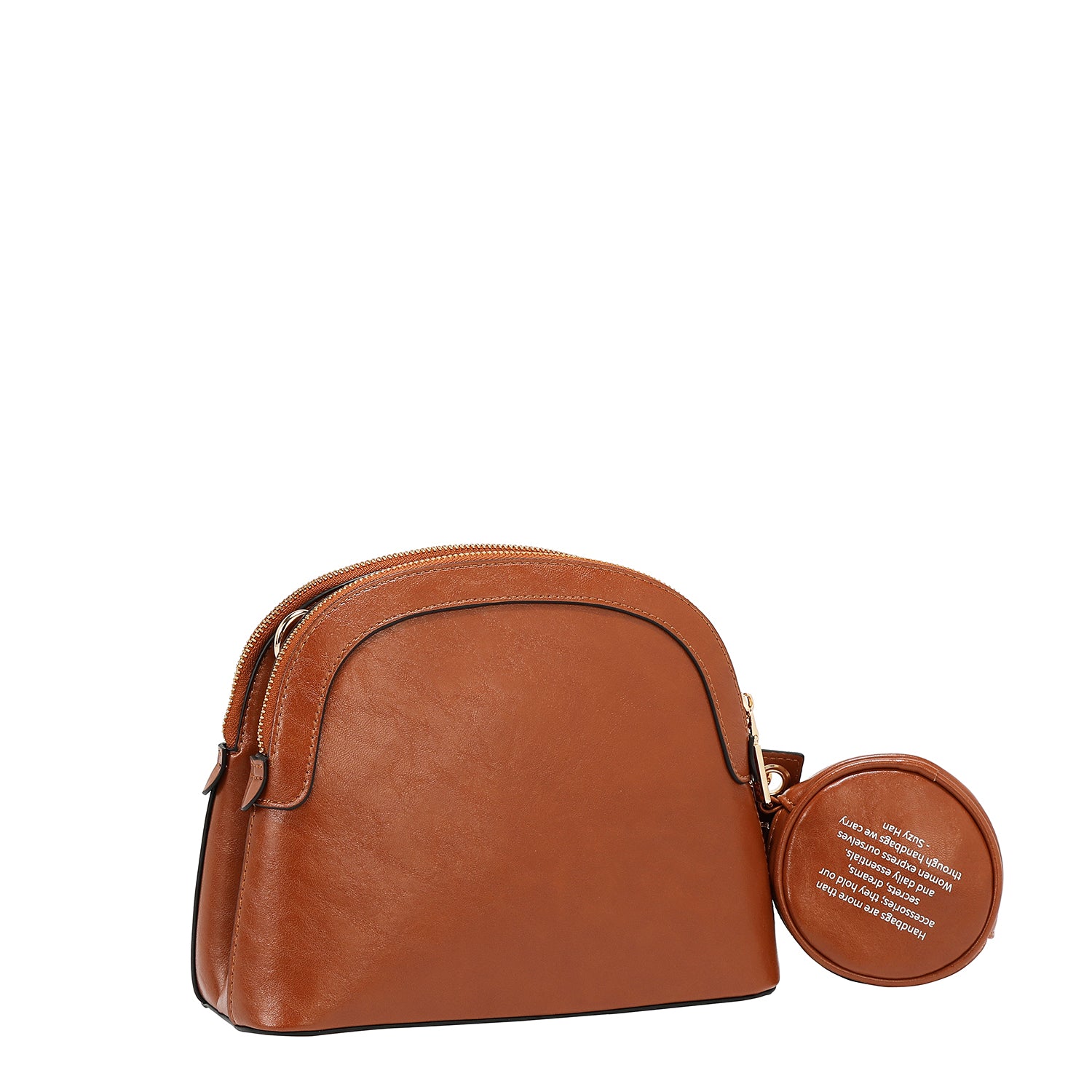 CROSSBODY BAG EMB17531 (BROWN)