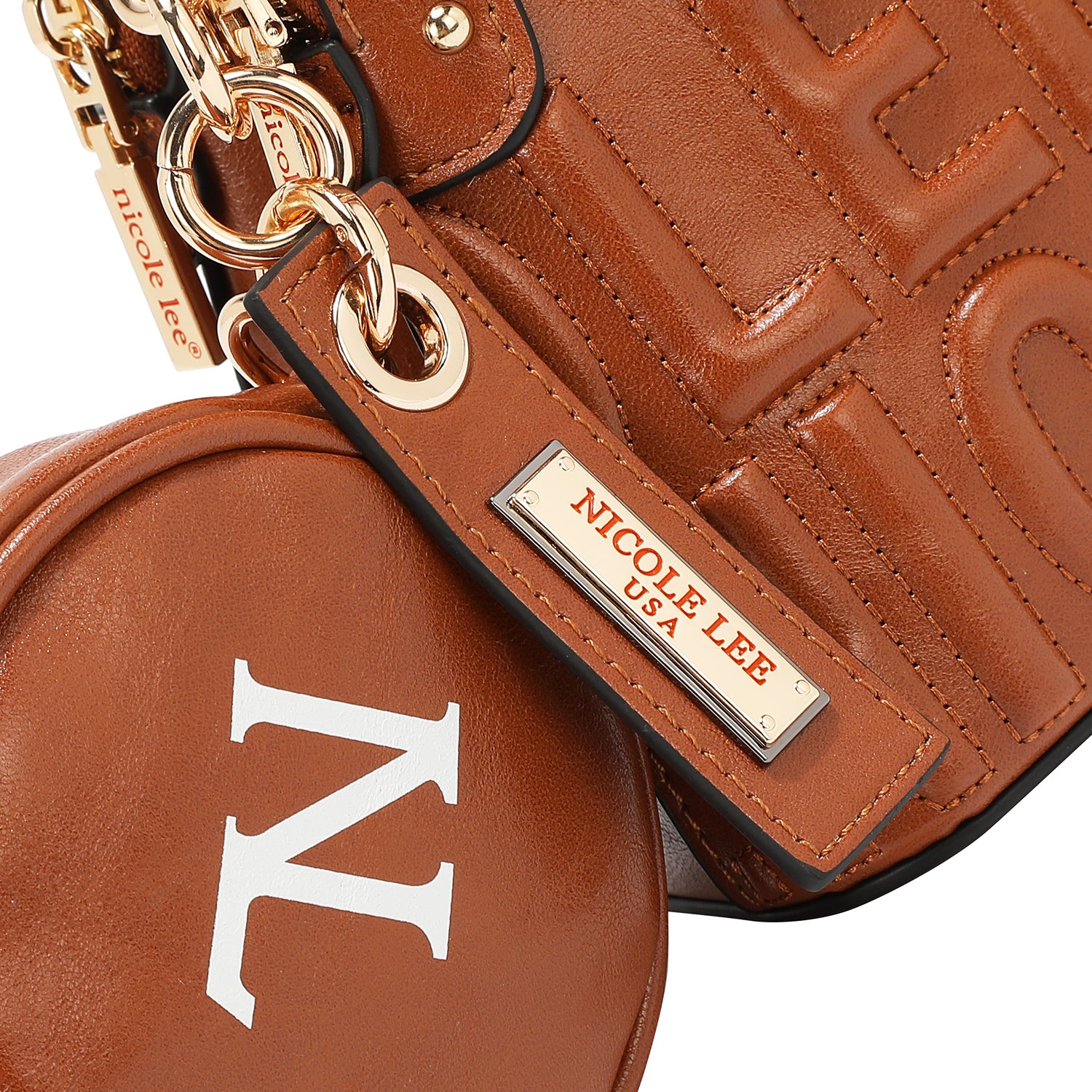CROSSBODY BAG EMB17531 (BROWN)