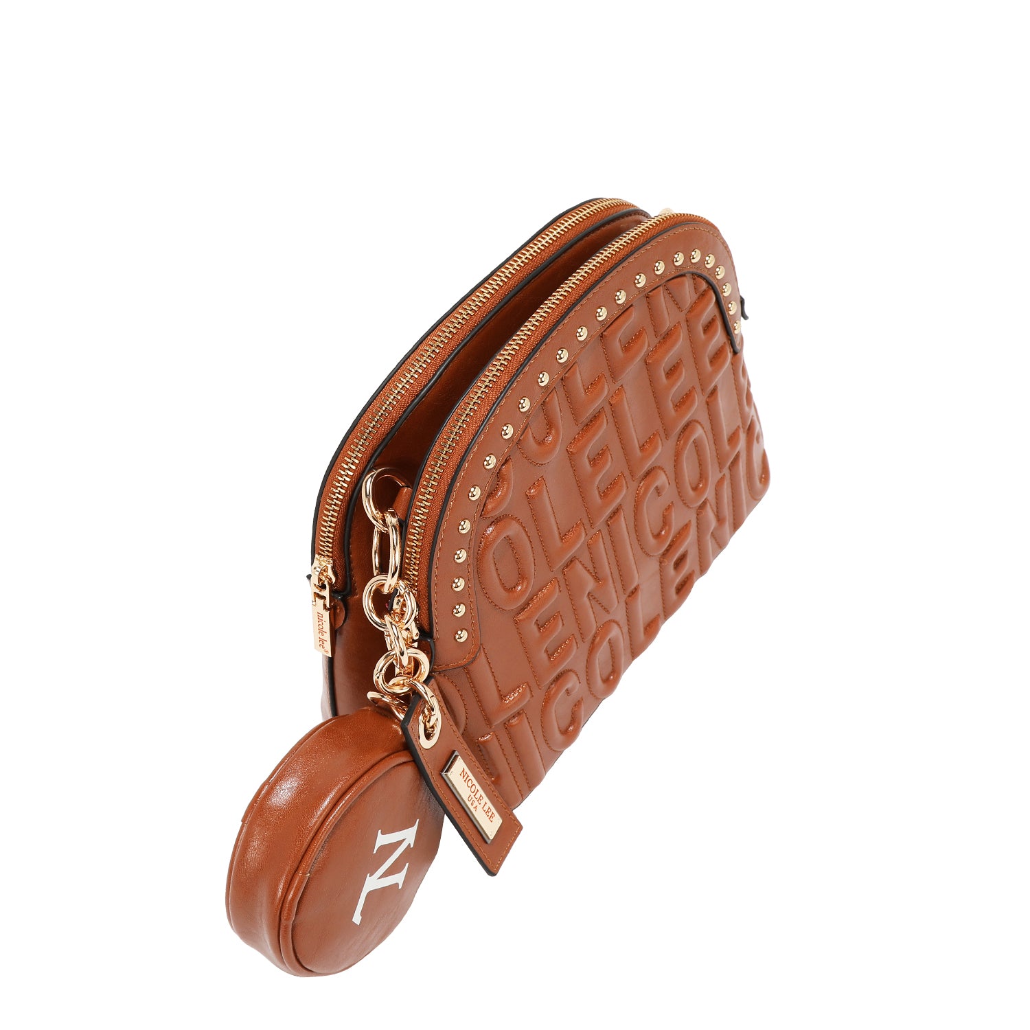CROSSBODY BAG EMB17531 (BROWN)