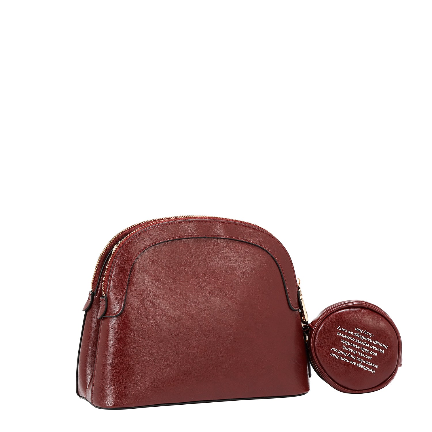 CROSSBODY BAG EMB17531 (WINE)